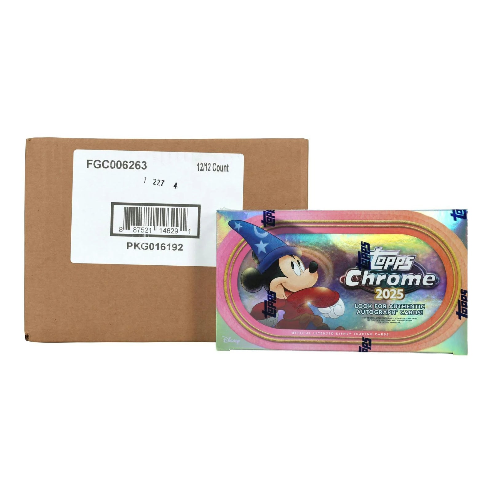 DRAFT - 2025 Topps Disney Chrome Hobby 12-Box Case