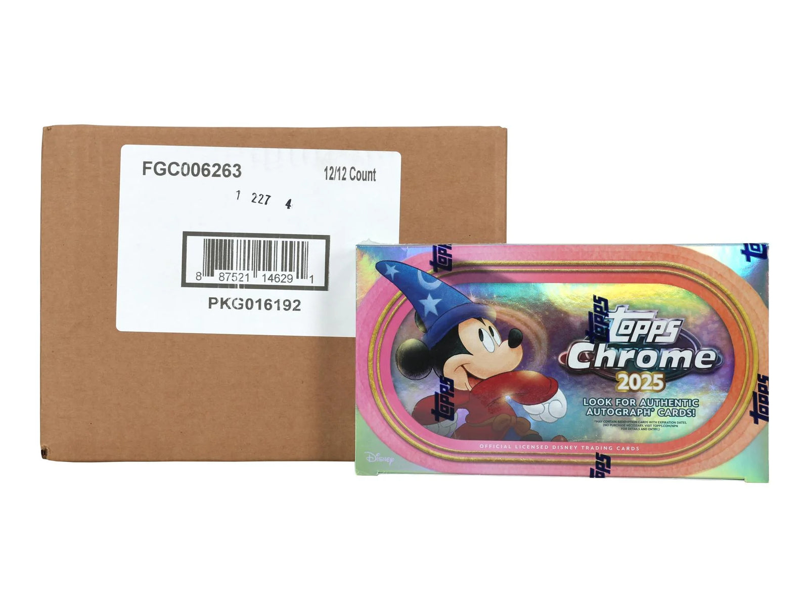 DRAFT - 2025 Topps Disney Chrome Hobby 12-Box Case