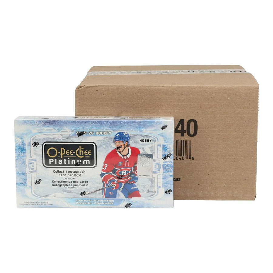 DRAFT - New 2025/26 Upper Deck O-Pee-Chee Platinum Hockey Hobby 8-Box Case