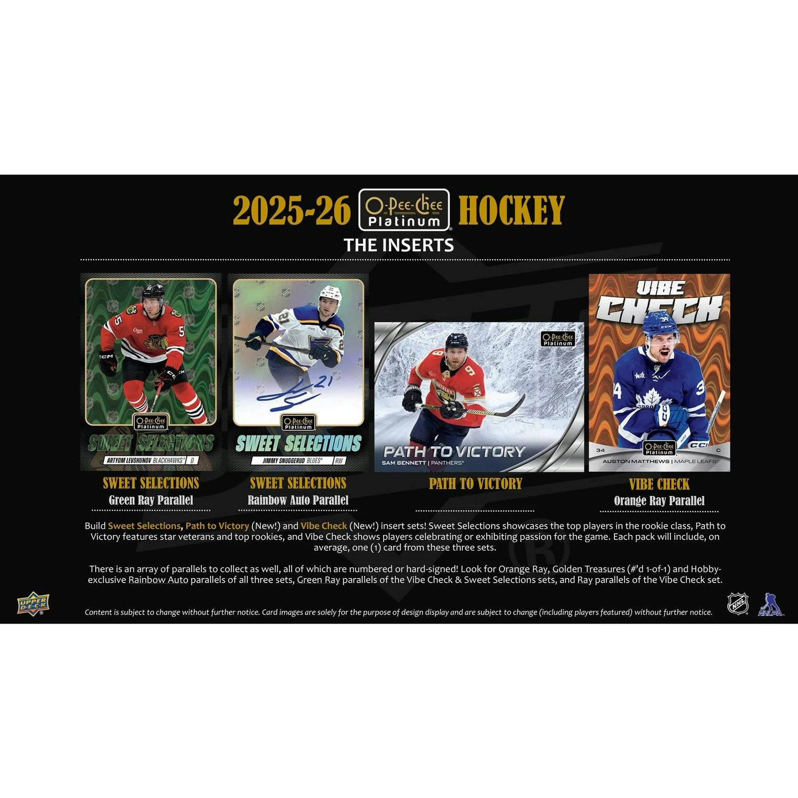 DRAFT - New 2025/26 Upper Deck O-Pee-Chee Platinum Hockey Hobby 8-Box Case