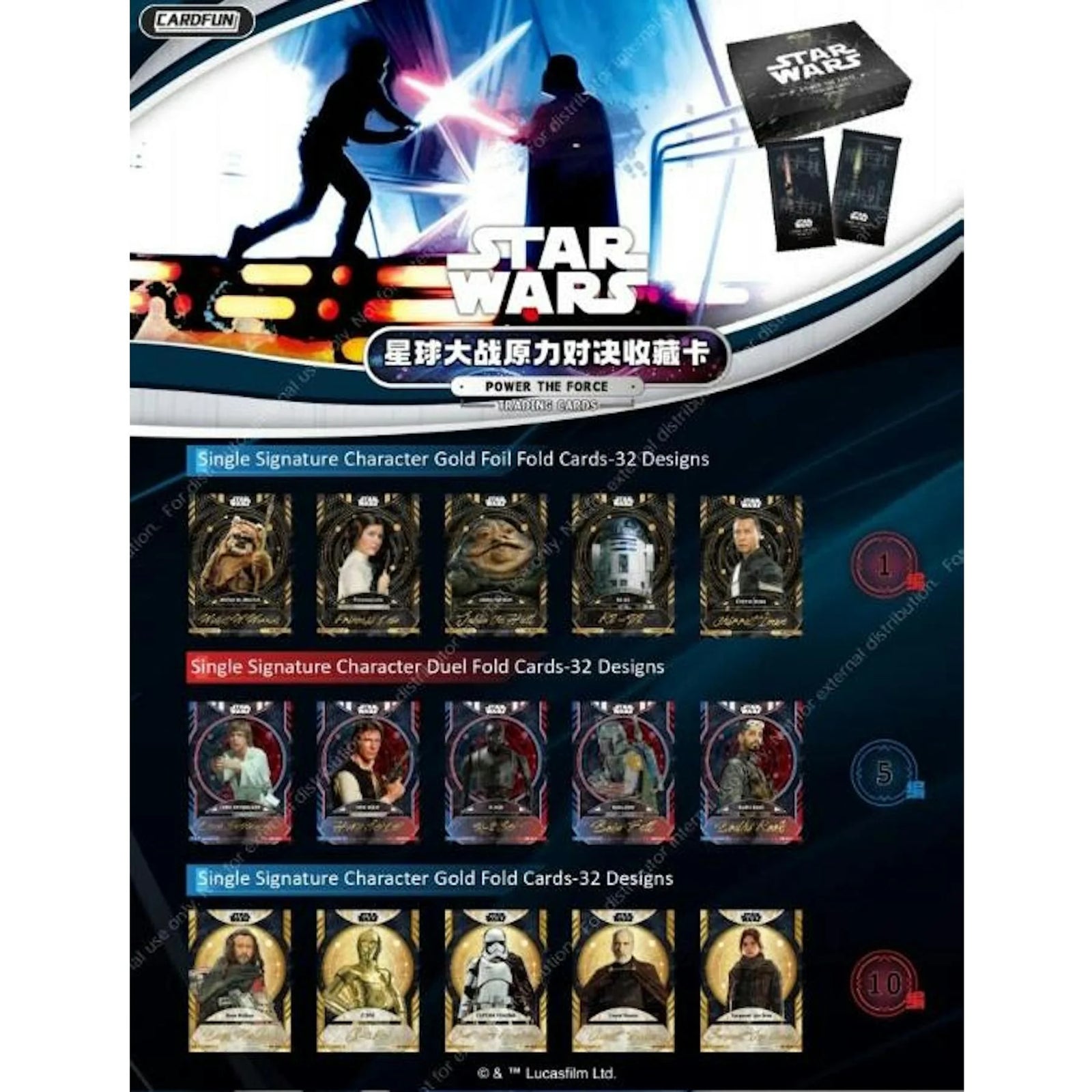 DRAFT - 2025 Card.Fun Star Wars Power of the Force Hobby Box