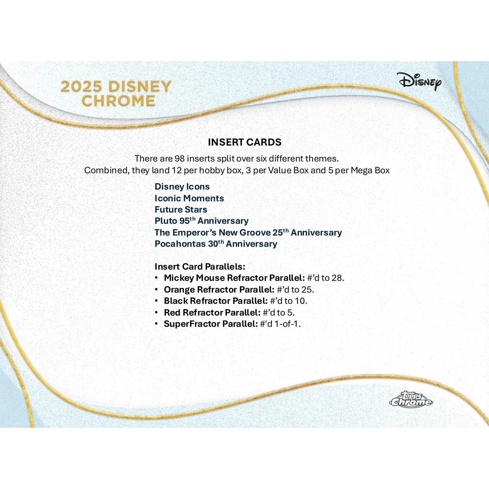 DRAFT - 2025 Topps Disney Chrome Mega Box | dacardworld:BV9H0SLA36