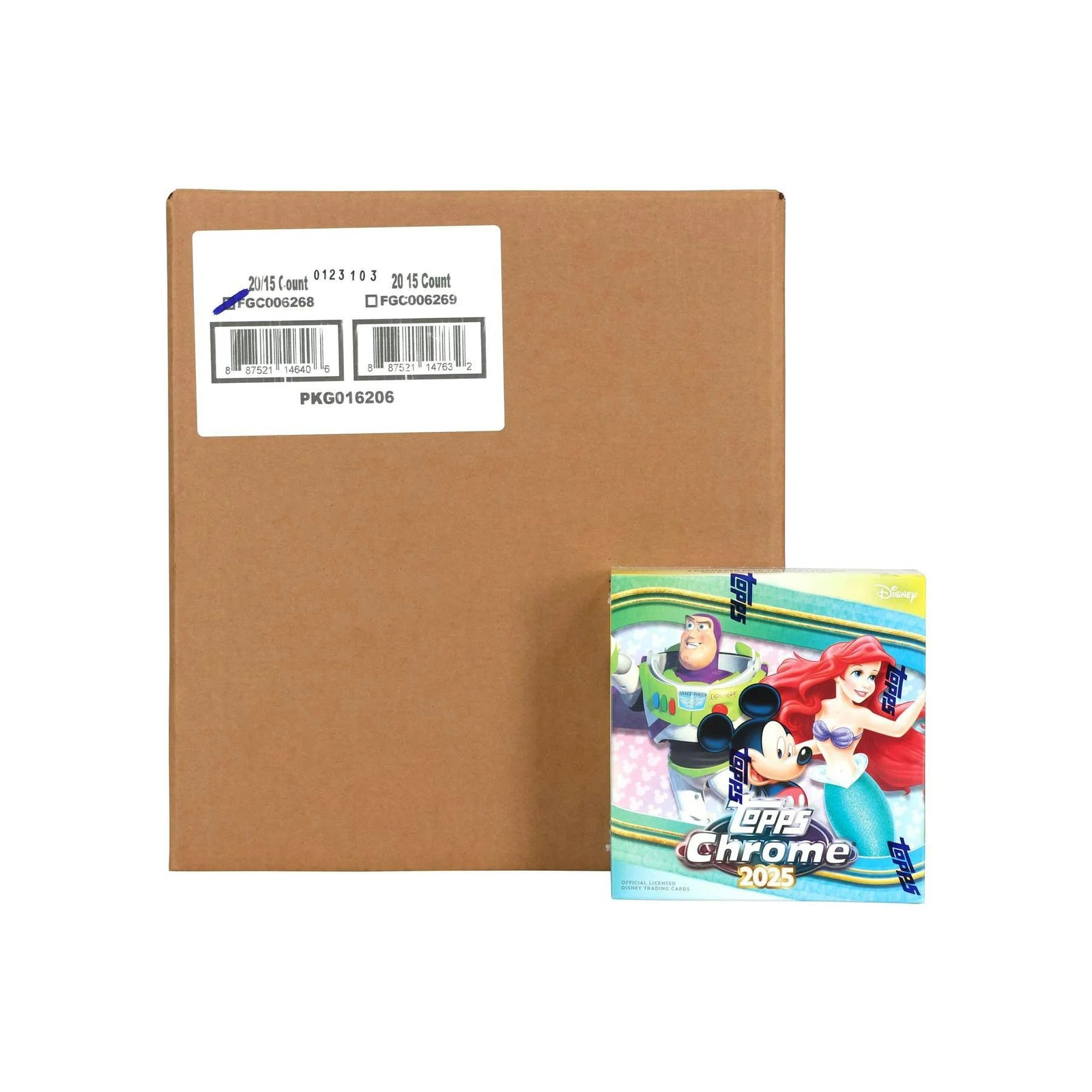 DRAFT - 2025 Topps Disney Chrome Mega 20-Box Case | SKU BV9H0SSCZQ