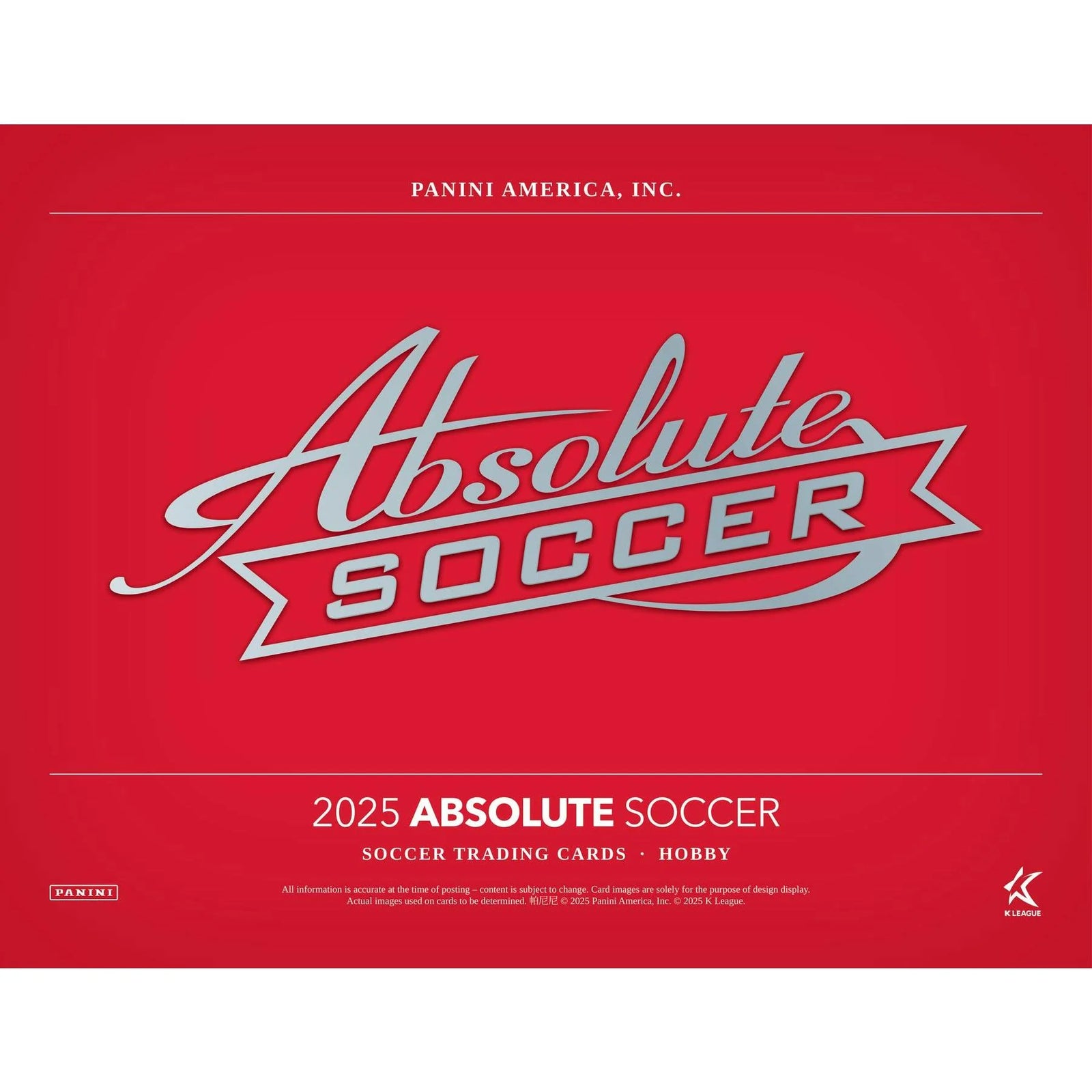 DRAFT - 2025 Panini Absolute K League Soccer Hobby Box