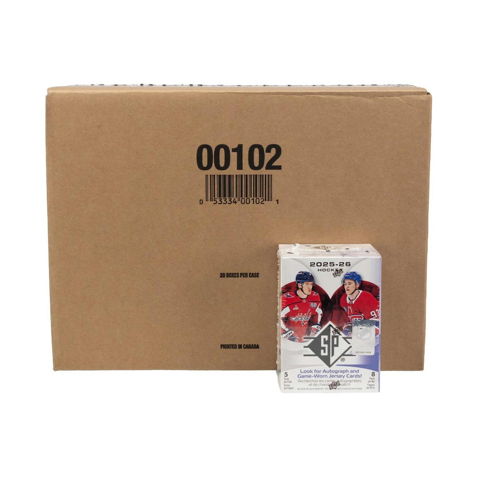 DRAFT - New 2025/26 Upper Deck SP Hockey Blaster 20-Box Case