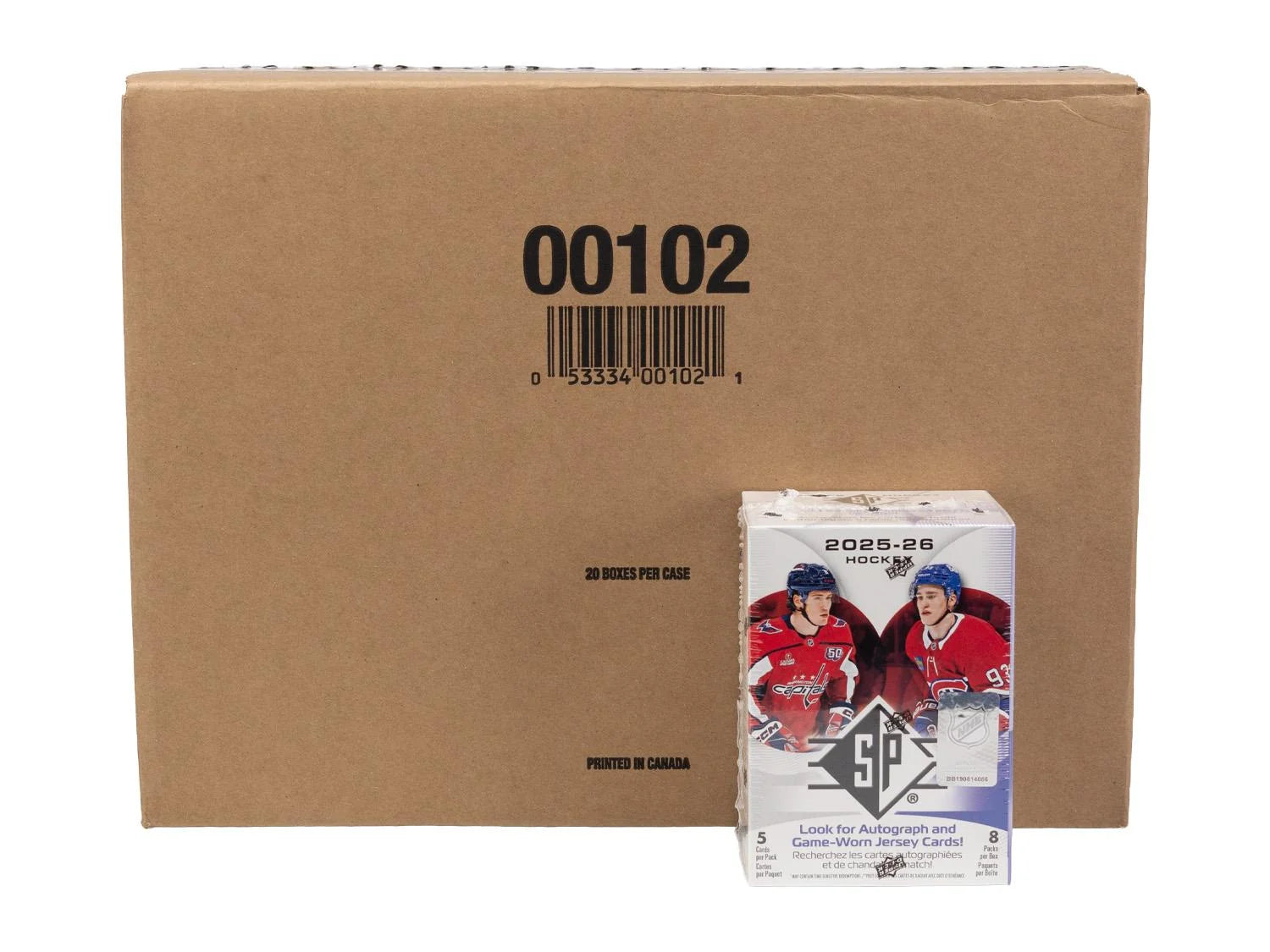 DRAFT - New 2025/26 Upper Deck SP Hockey Blaster 20-Box Case