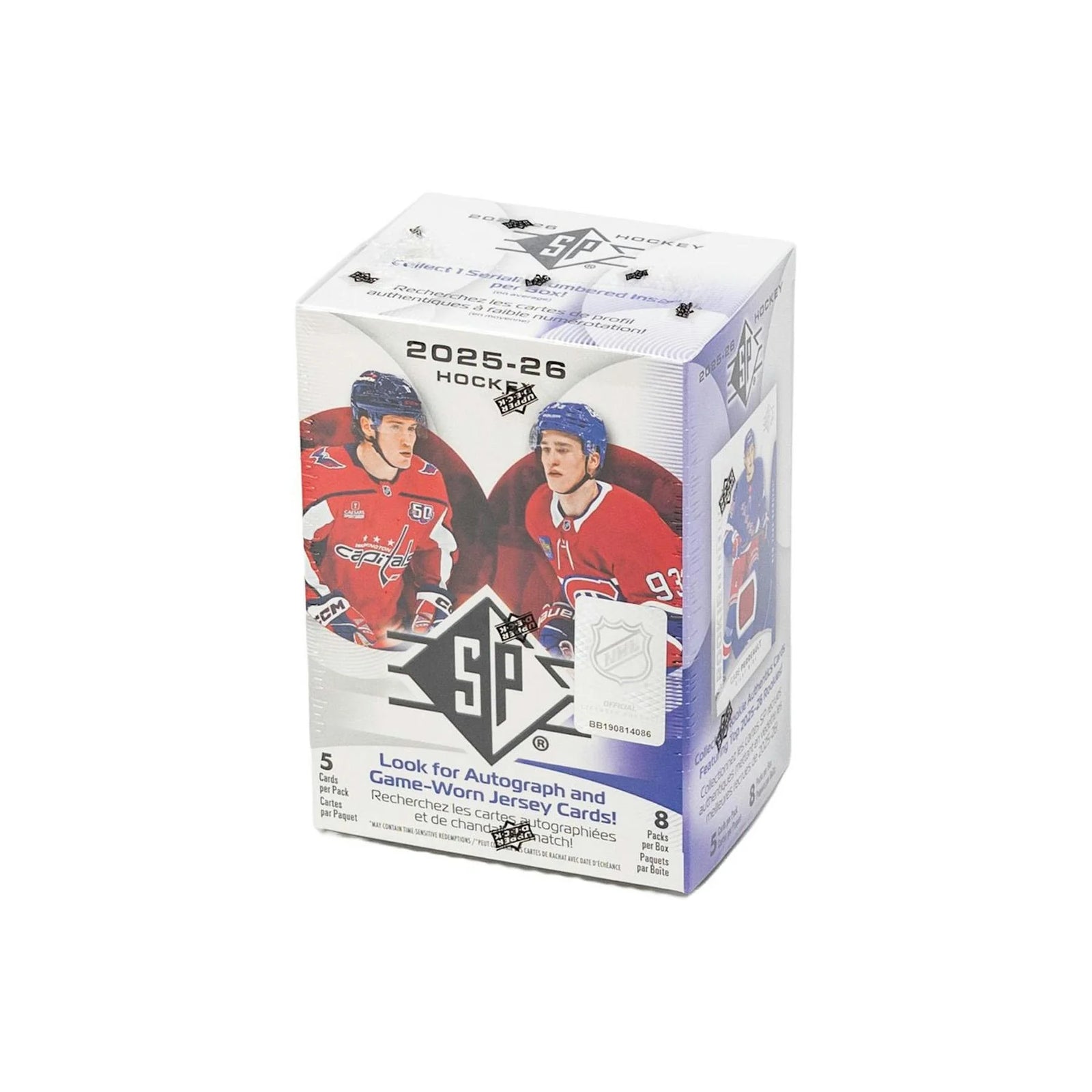 DRAFT - New 2025/26 Upper Deck SP Hockey Blaster 20-Box Case