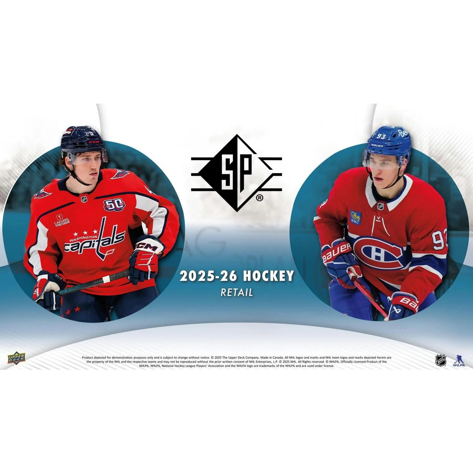 DRAFT - New 2025/26 Upper Deck SP Hockey Blaster 20-Box Case