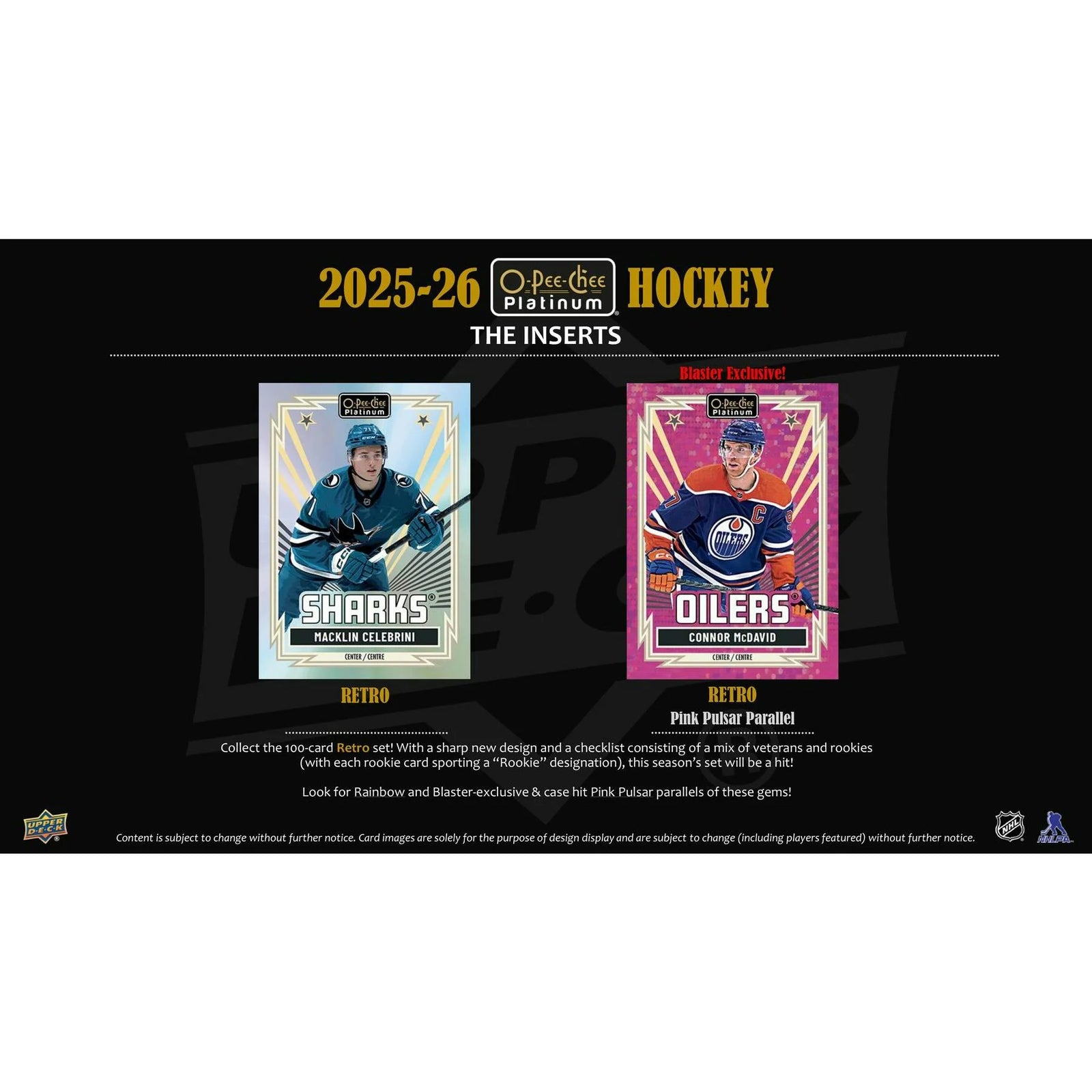 DRAFT - 2025/26 Upper Deck O-Pee-Chee Platinum Hockey Blaster 20-Box Case (Presell) $574.95 Add to Cart