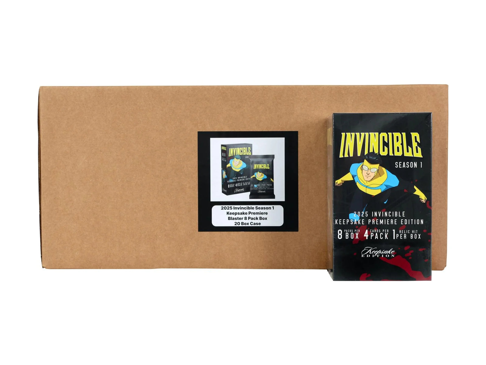 DRAFT - Invincible 1st Edition Season 1 Blaster 20-Box Case | 2025 Keepsake