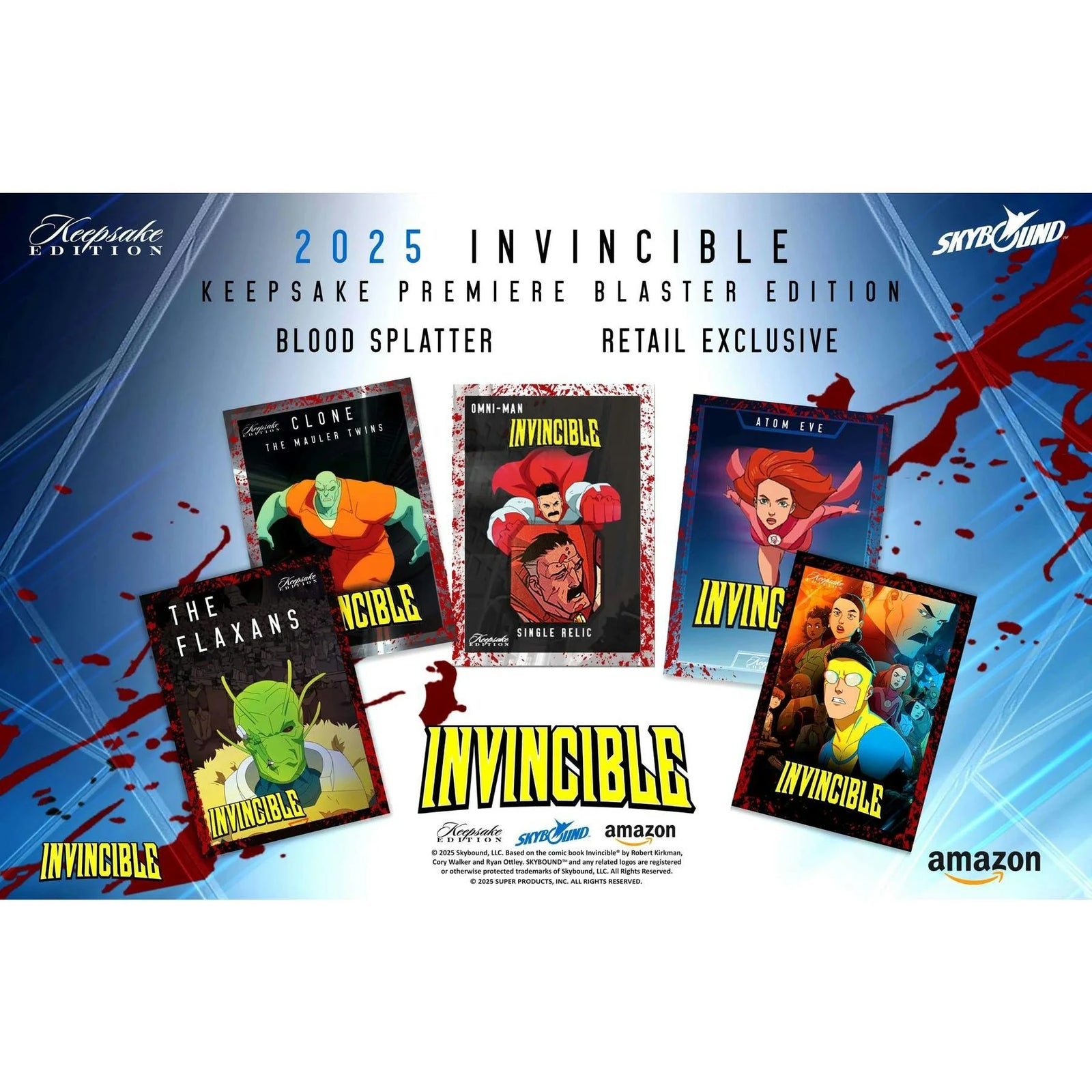 DRAFT - Invincible 1st Edition Season 1 Blaster 20-Box Case | 2025 Keepsake