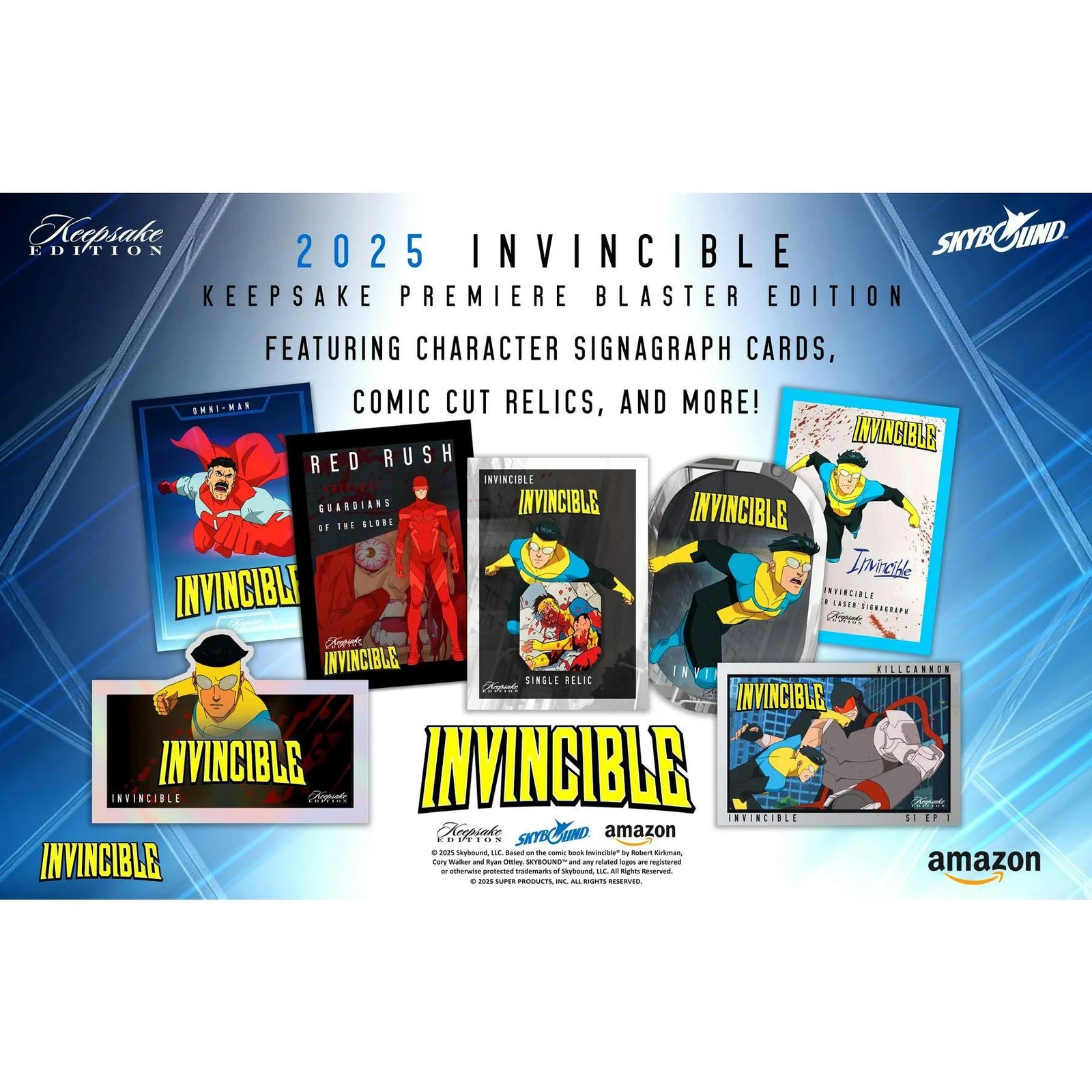 DRAFT - Invincible 1st Edition Season 1 Blaster 20-Box Case | 2025 Keepsake