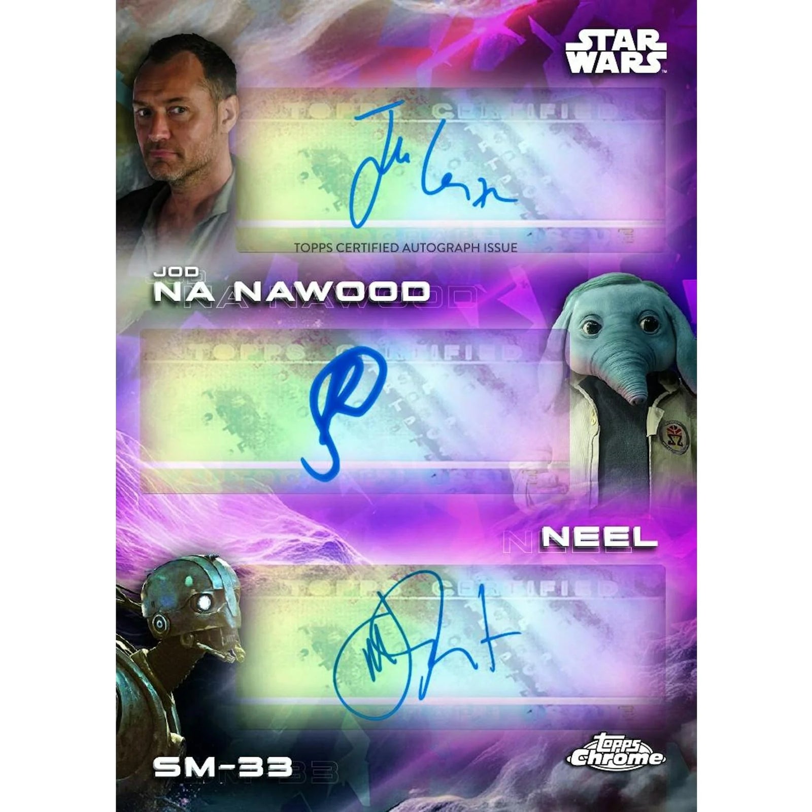 DRAFT - 2025 Topps Star Wars Chrome Sapphire Edition Hobby 10-Box Case
