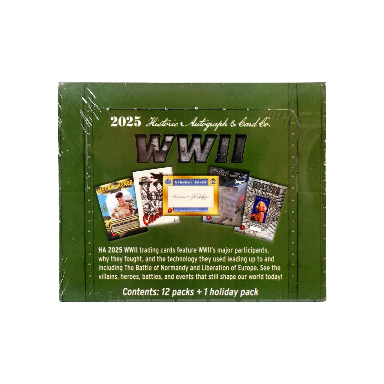DRAFT - 2025 Historic Autographs World War II Hobby Box