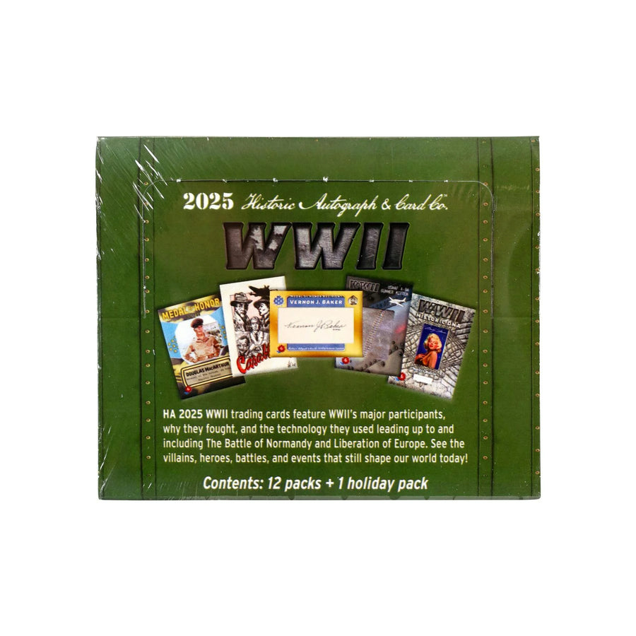 DRAFT - 2025 Historic Autographs World War II Hobby Box