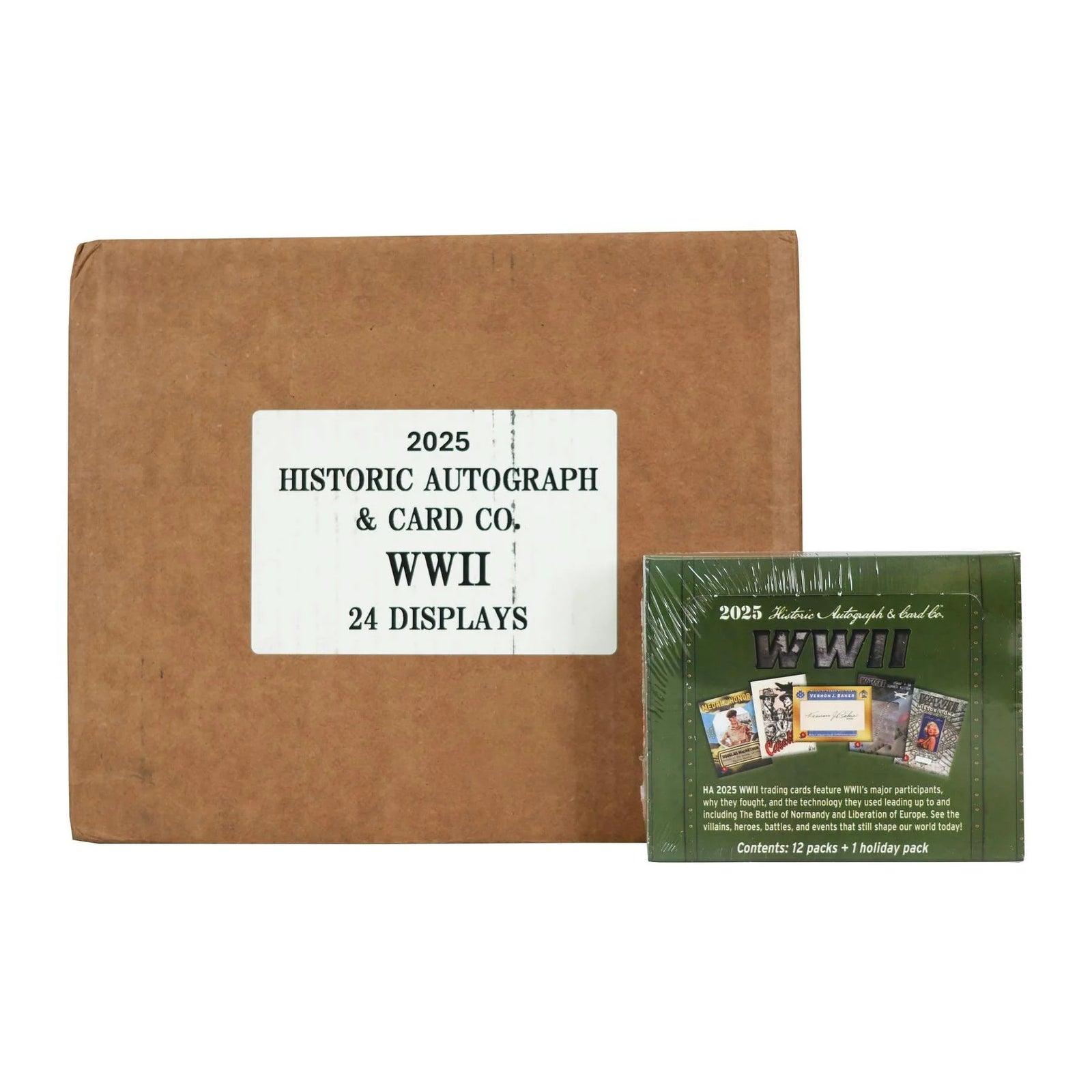 DRAFT - 2025 Historic Autographs World War II Hobby 24-Box Case