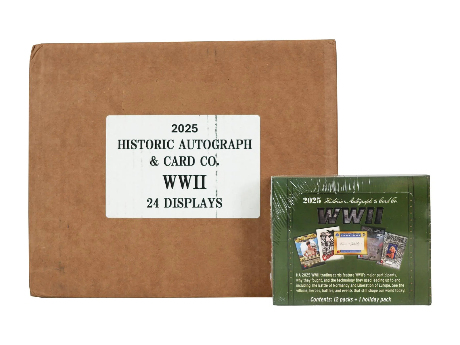 DRAFT - 2025 Historic Autographs World War II Hobby 24-Box Case