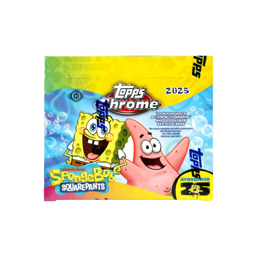 DRAFT - 2025 Topps SpongeBob Chrome 25th Anniversary Hobby Box
