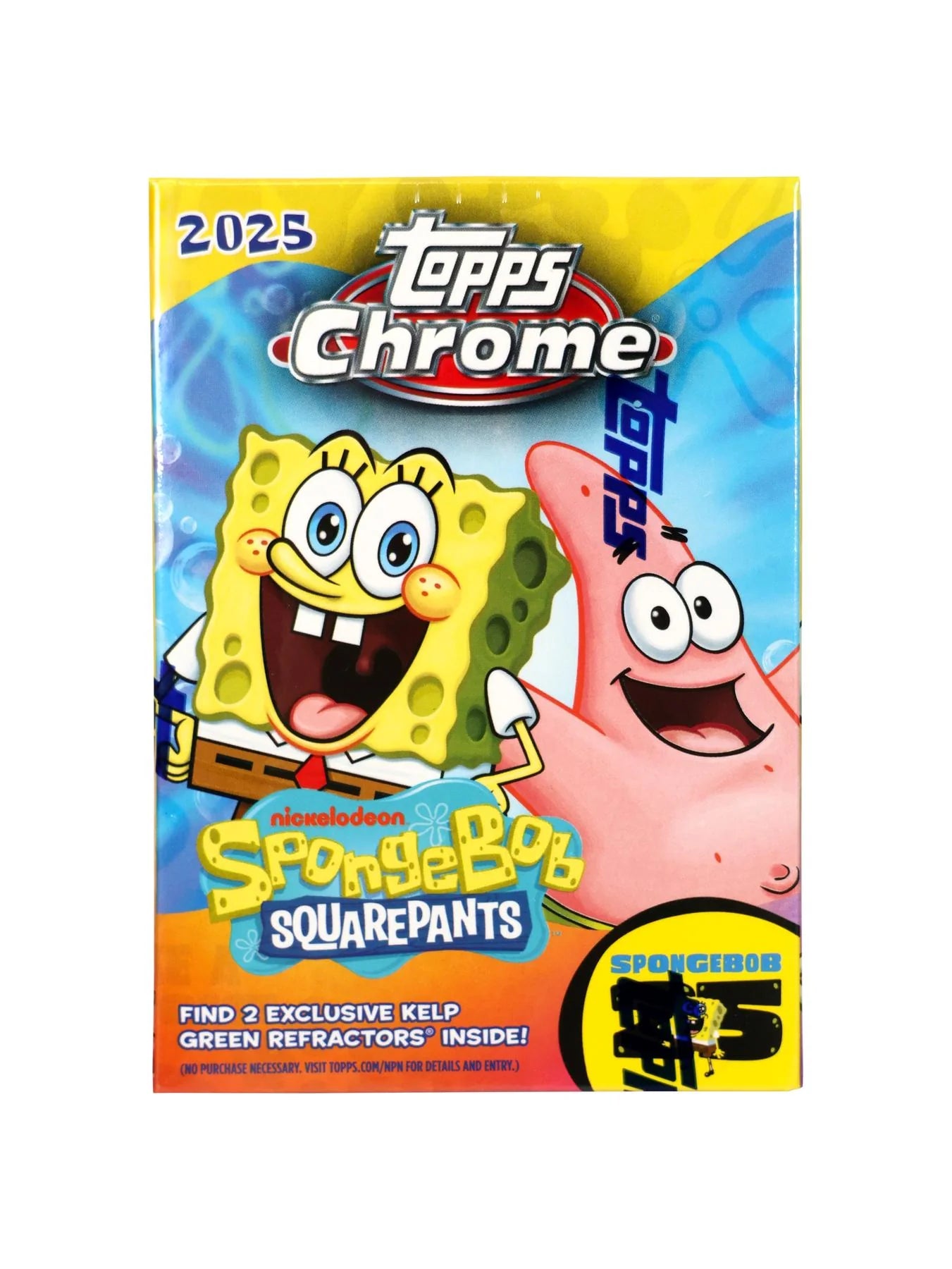 DRAFT - 2025 Topps SpongeBob Chrome 25th Anniversary Blaster Box | dacardworld:BV9O0Y9N80