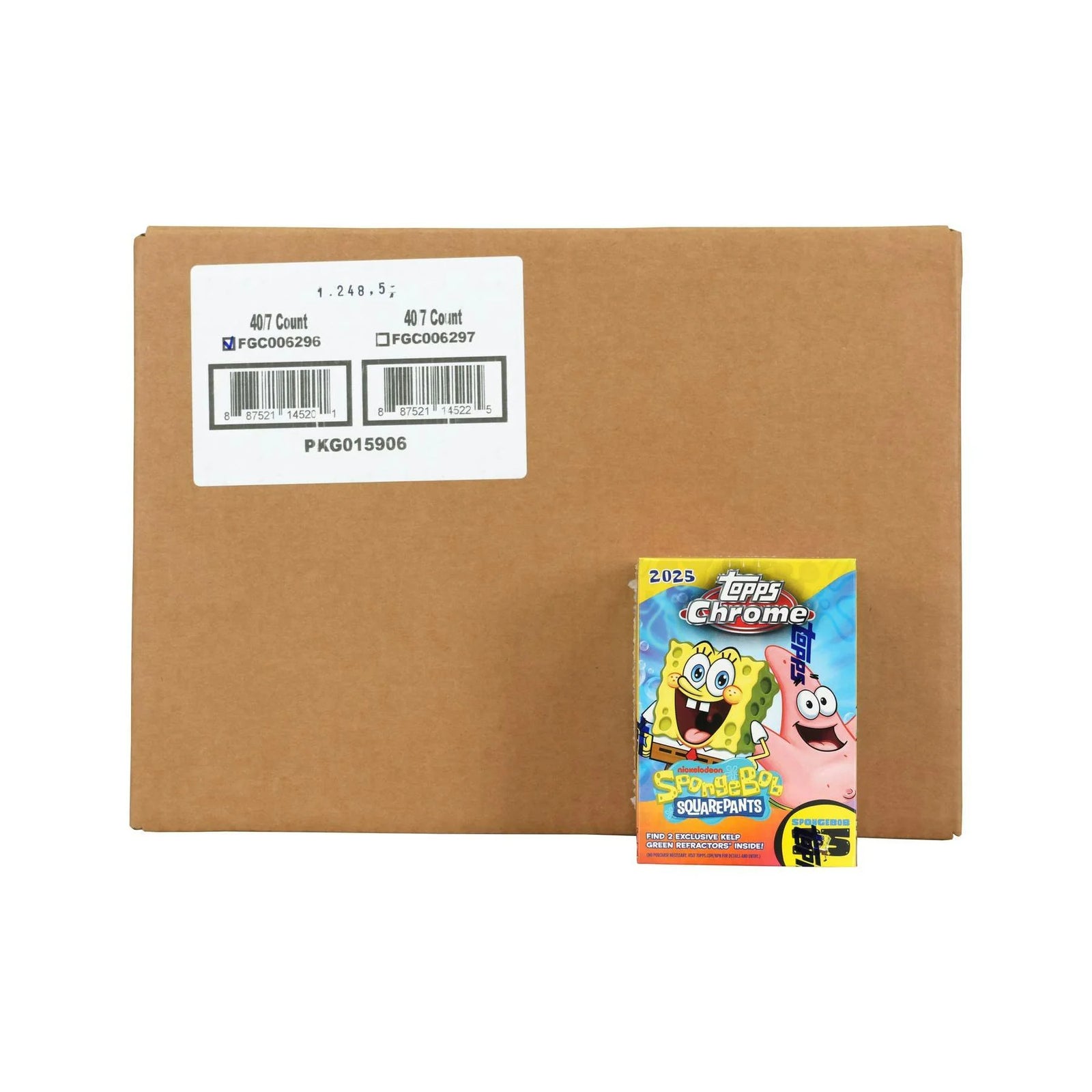 DRAFT - 2025 Topps SpongeBob Chrome 25th Anniversary Blaster 40-Box Case