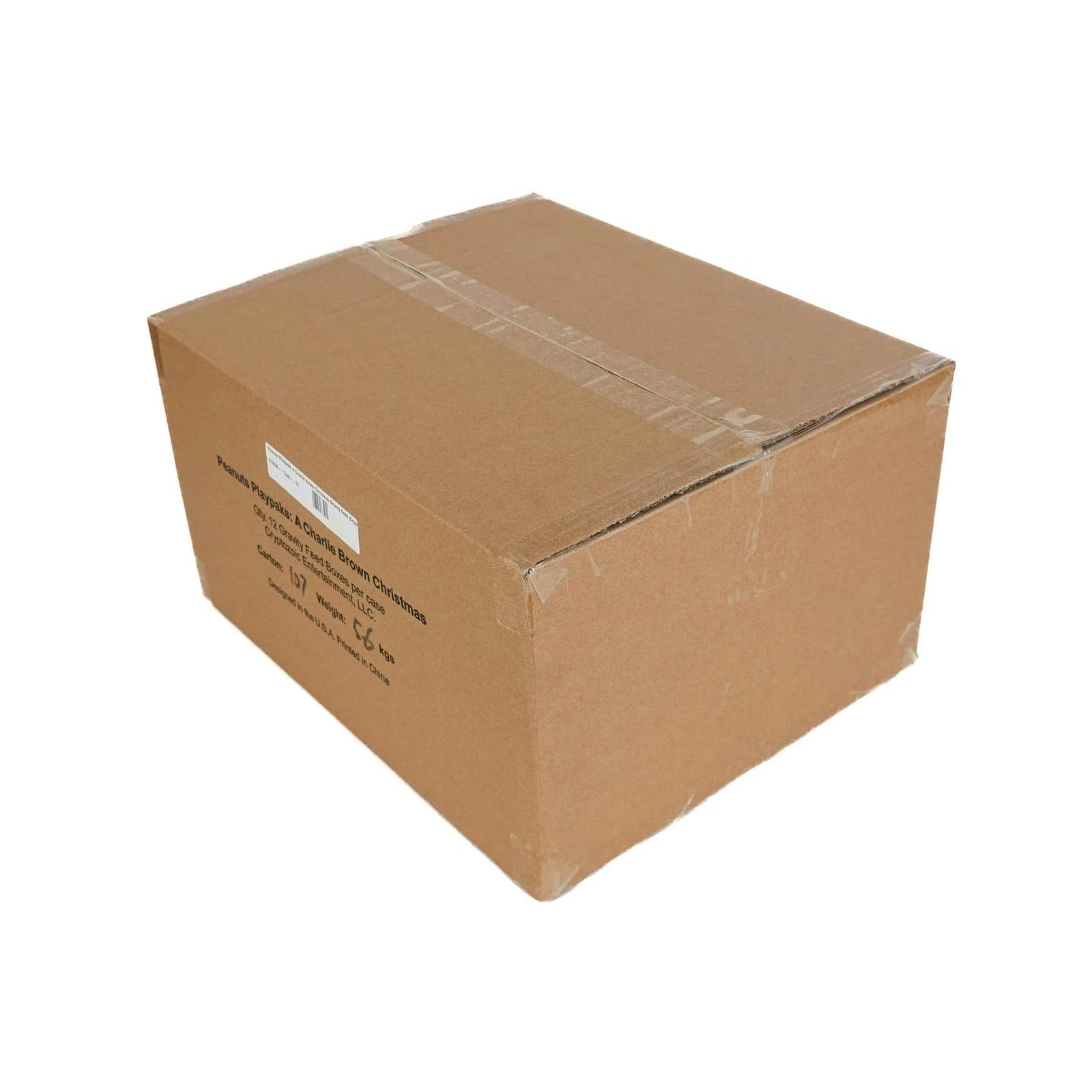 DRAFT - 2025 Cryptozoic Peanuts Playpaks A Charlie Brown Christmas Gravity Feed 12-Box Case