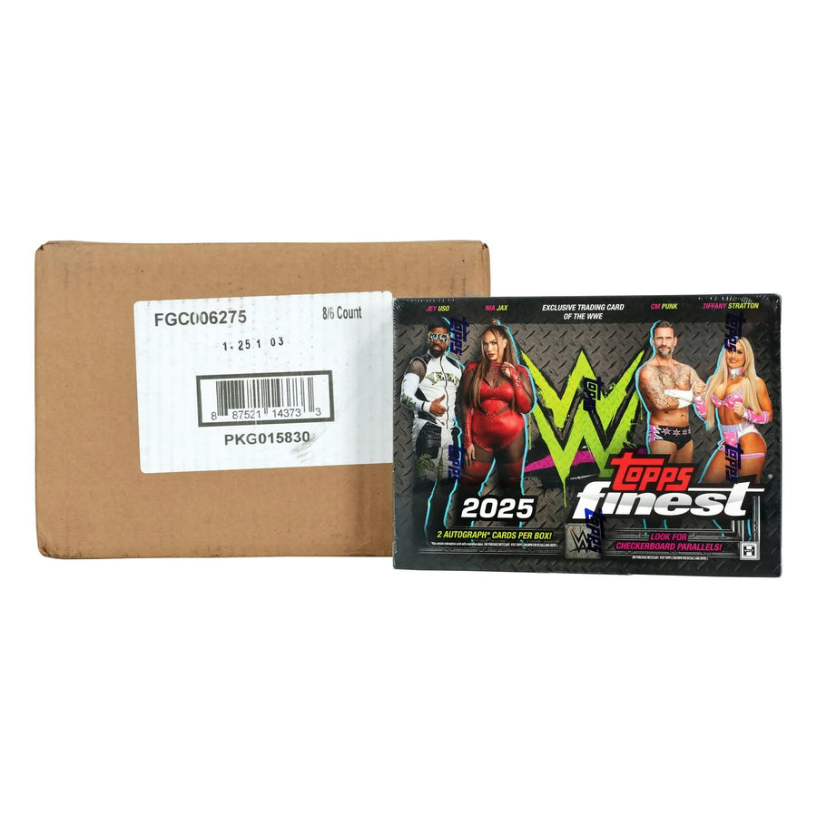 DRAFT - 2025 Topps Finest WWE Hobby 8-Box Case | BV9R0MKZET