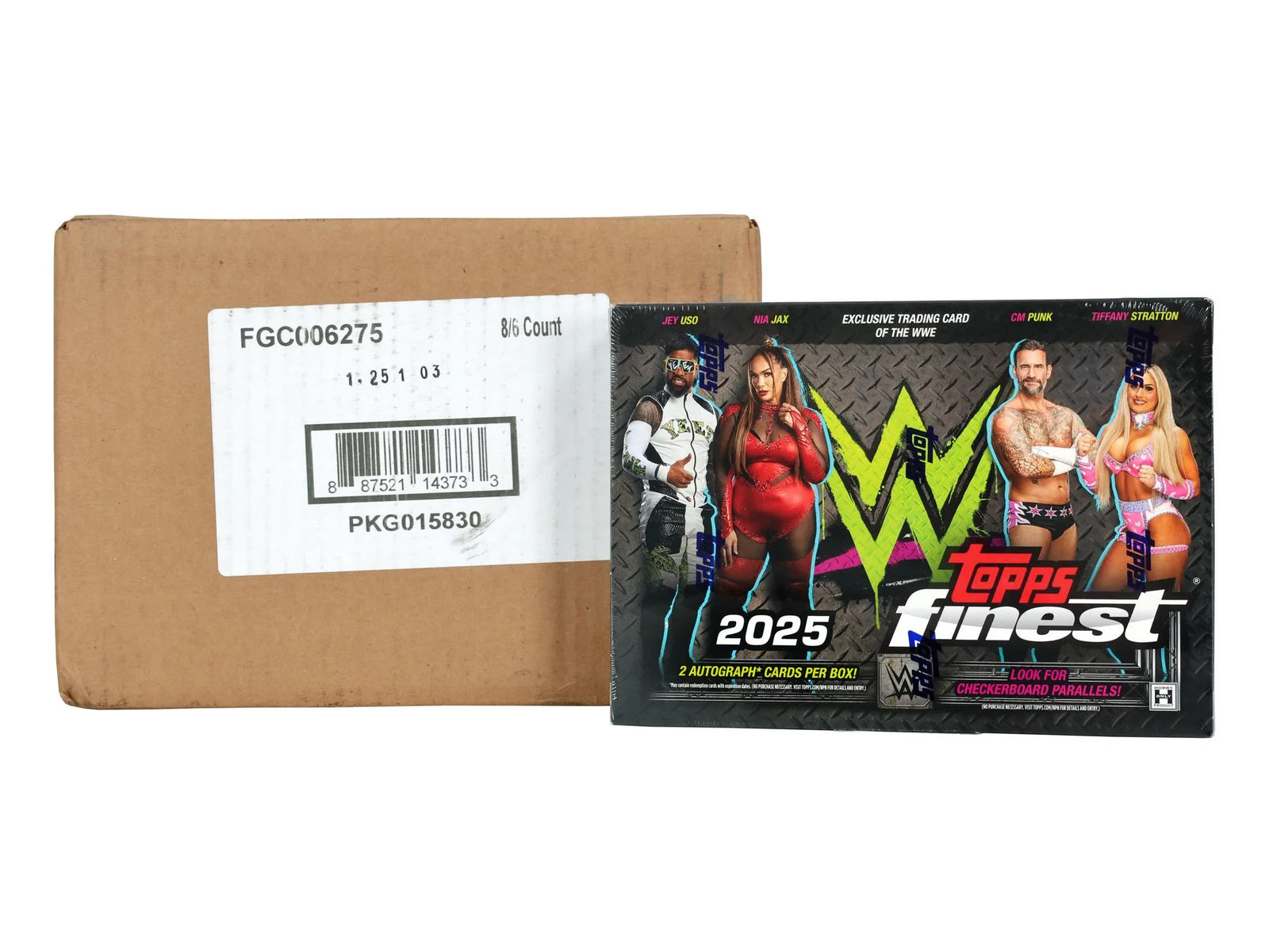 DRAFT - 2025 Topps Finest WWE Hobby 8-Box Case | BV9R0MKZET