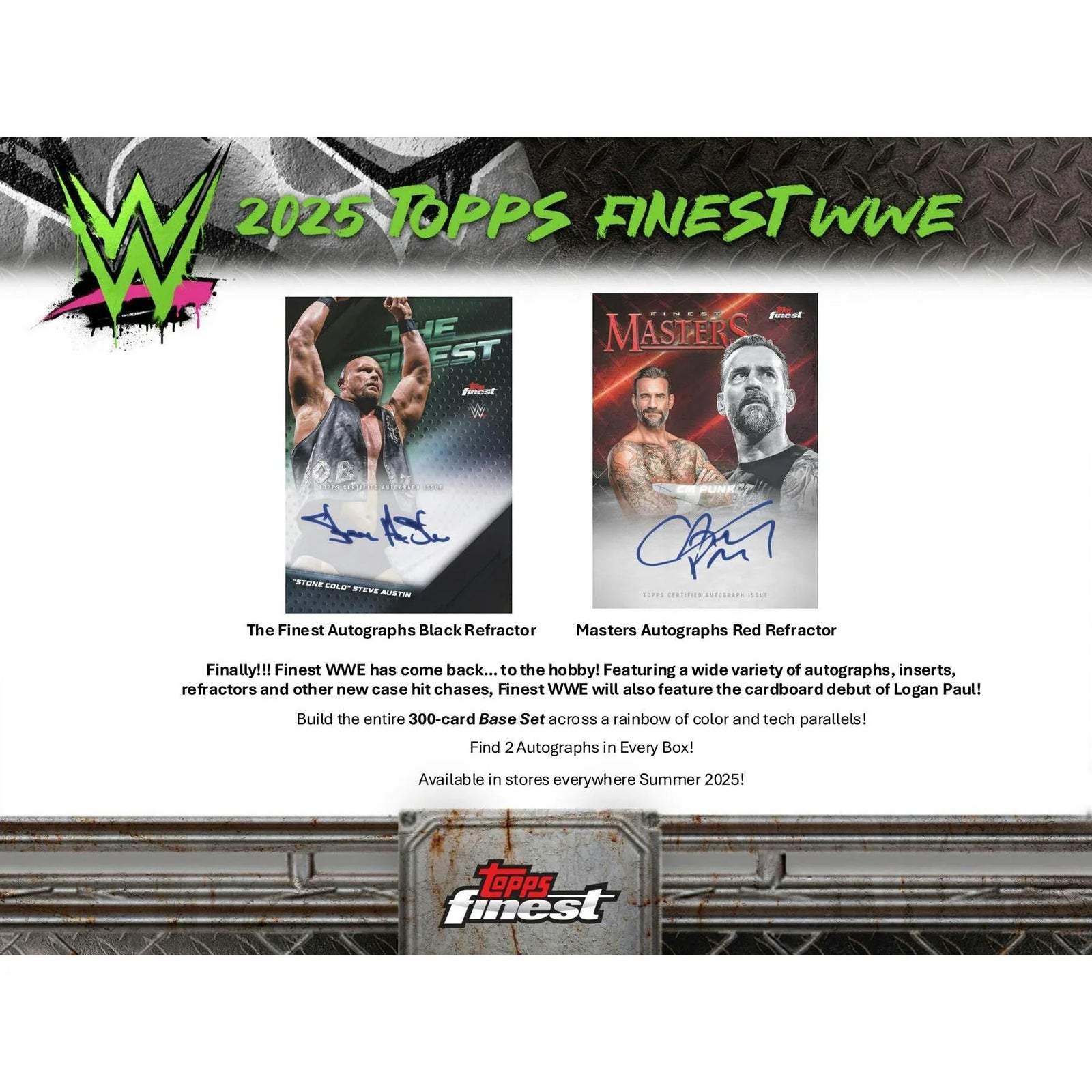 DRAFT - 2025 Topps Finest WWE Hobby 8-Box Case | BV9R0MKZET
