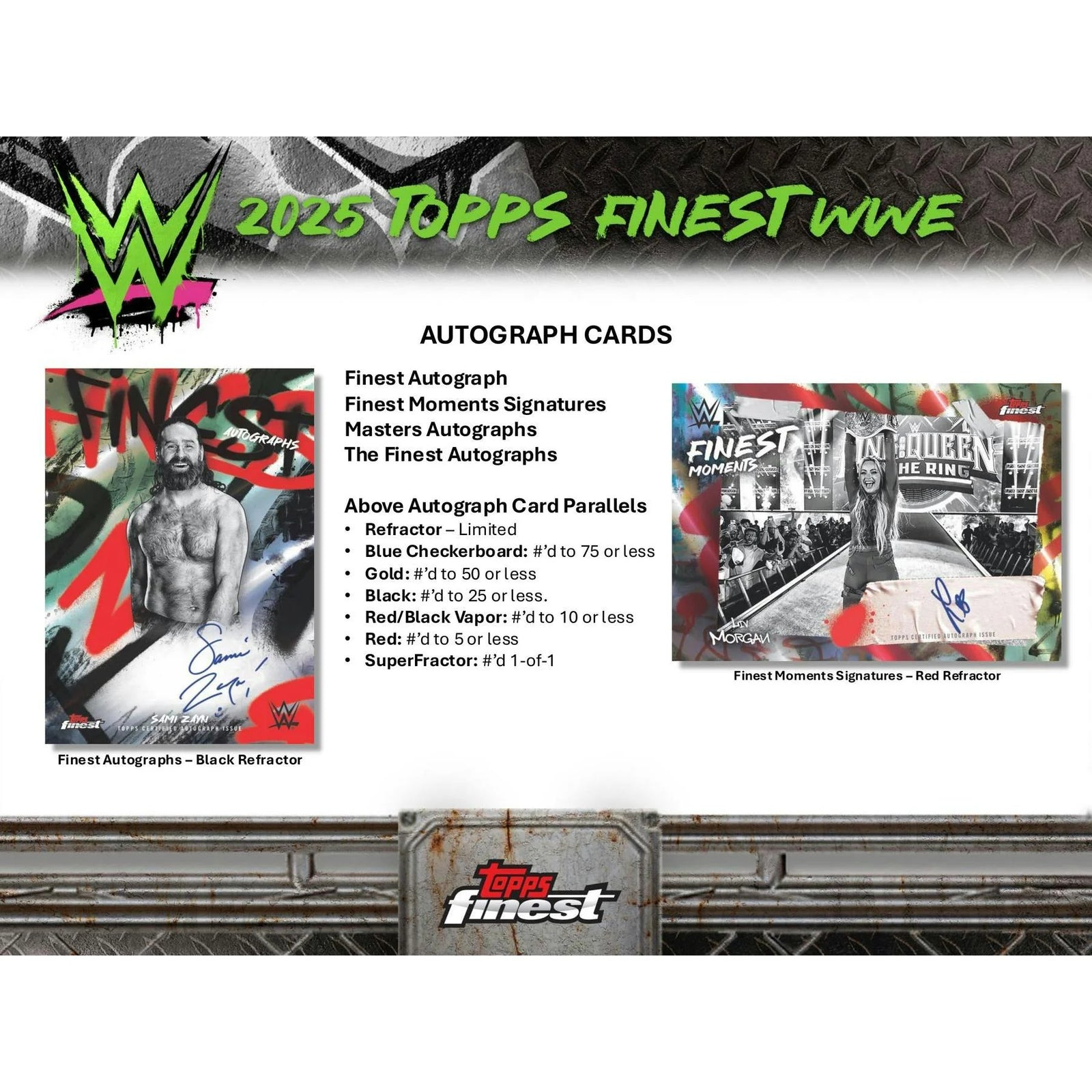 DRAFT - 2025 Topps Finest WWE Hobby 8-Box Case | BV9R0MKZET