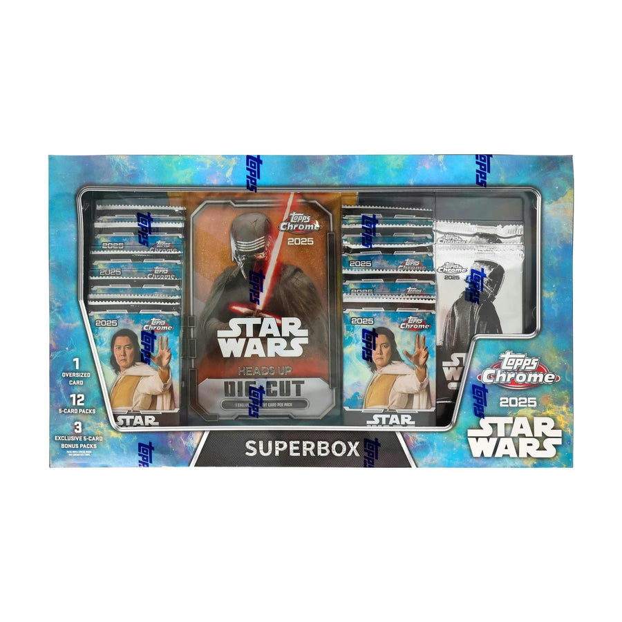 DRAFT - 2025 Topps Star Wars Chrome Superbox | Entertainment Trading Cards