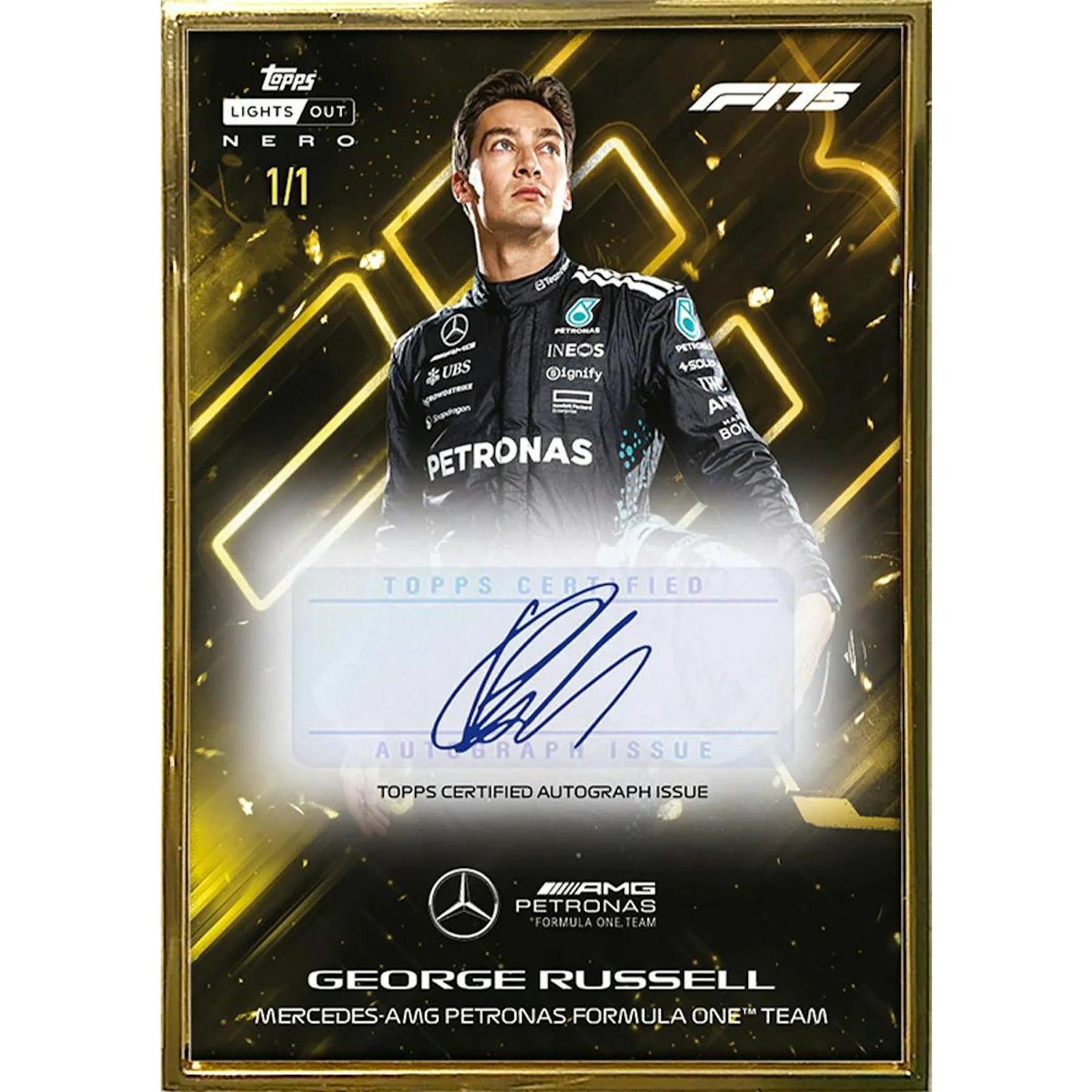 DRAFT - 2025 Topps Lights Out Formula 1 Hobby Box