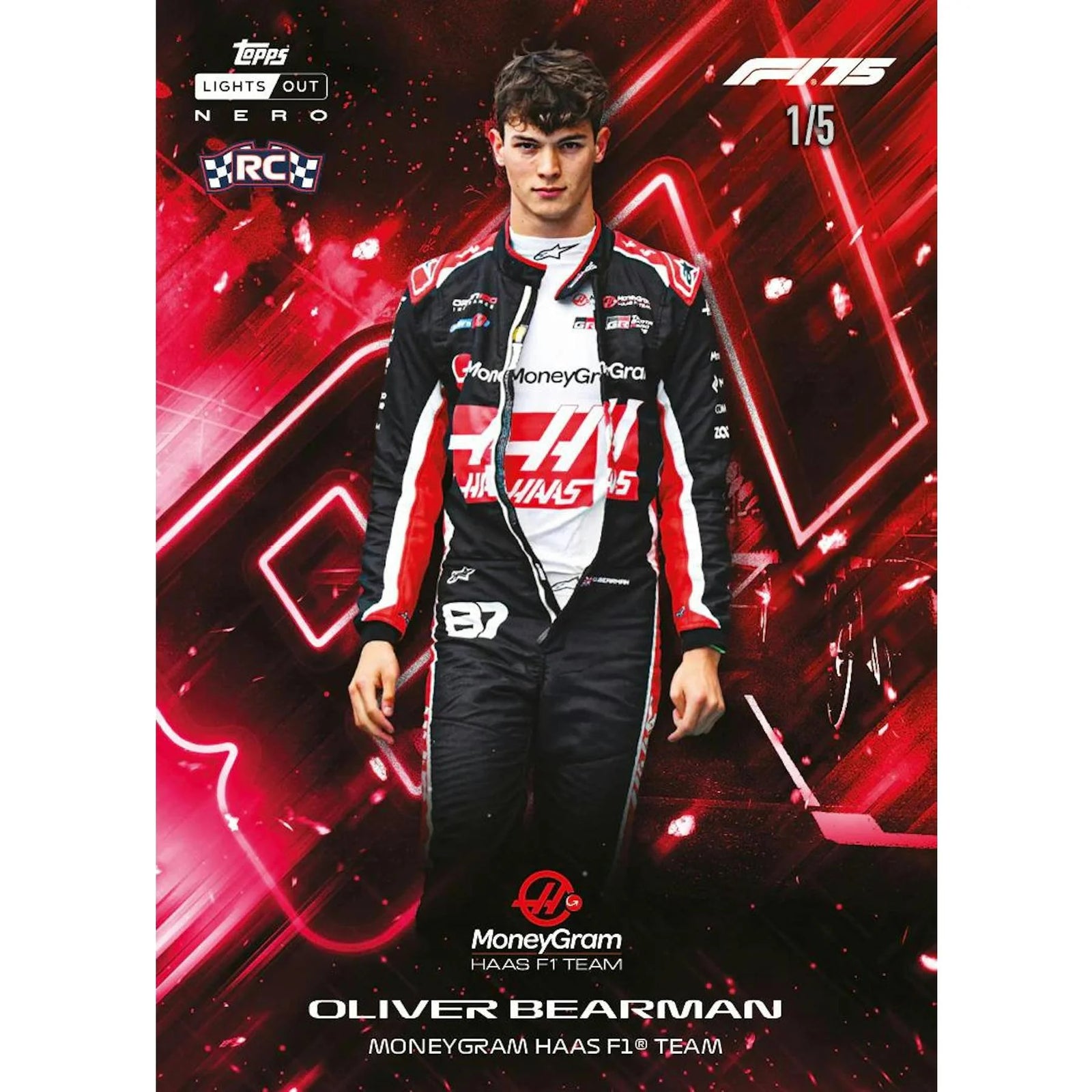 DRAFT - 2025 Topps Lights Out Formula 1 Hobby Box