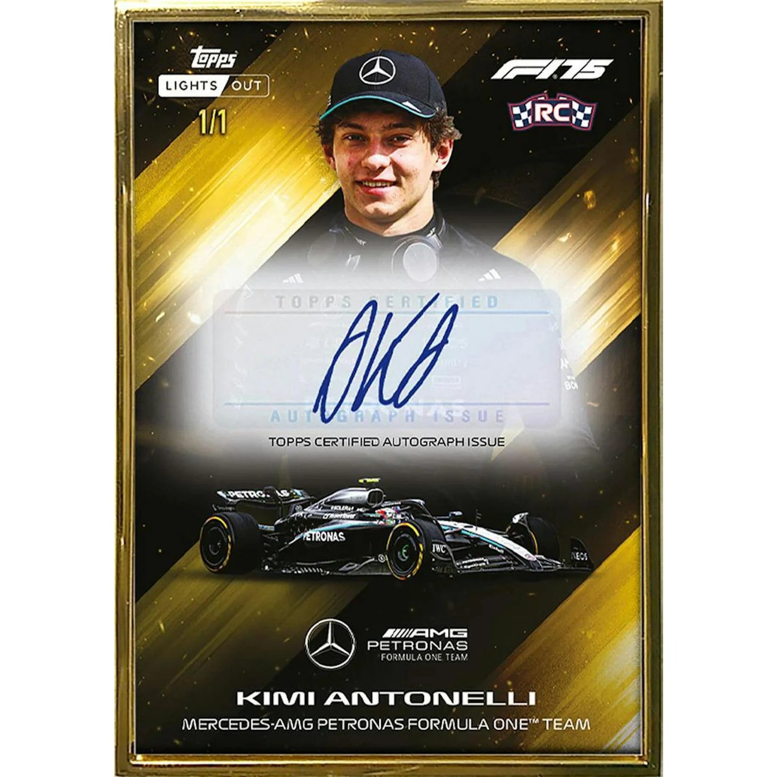 DRAFT - 2025 Topps Lights Out Formula 1 Hobby Box