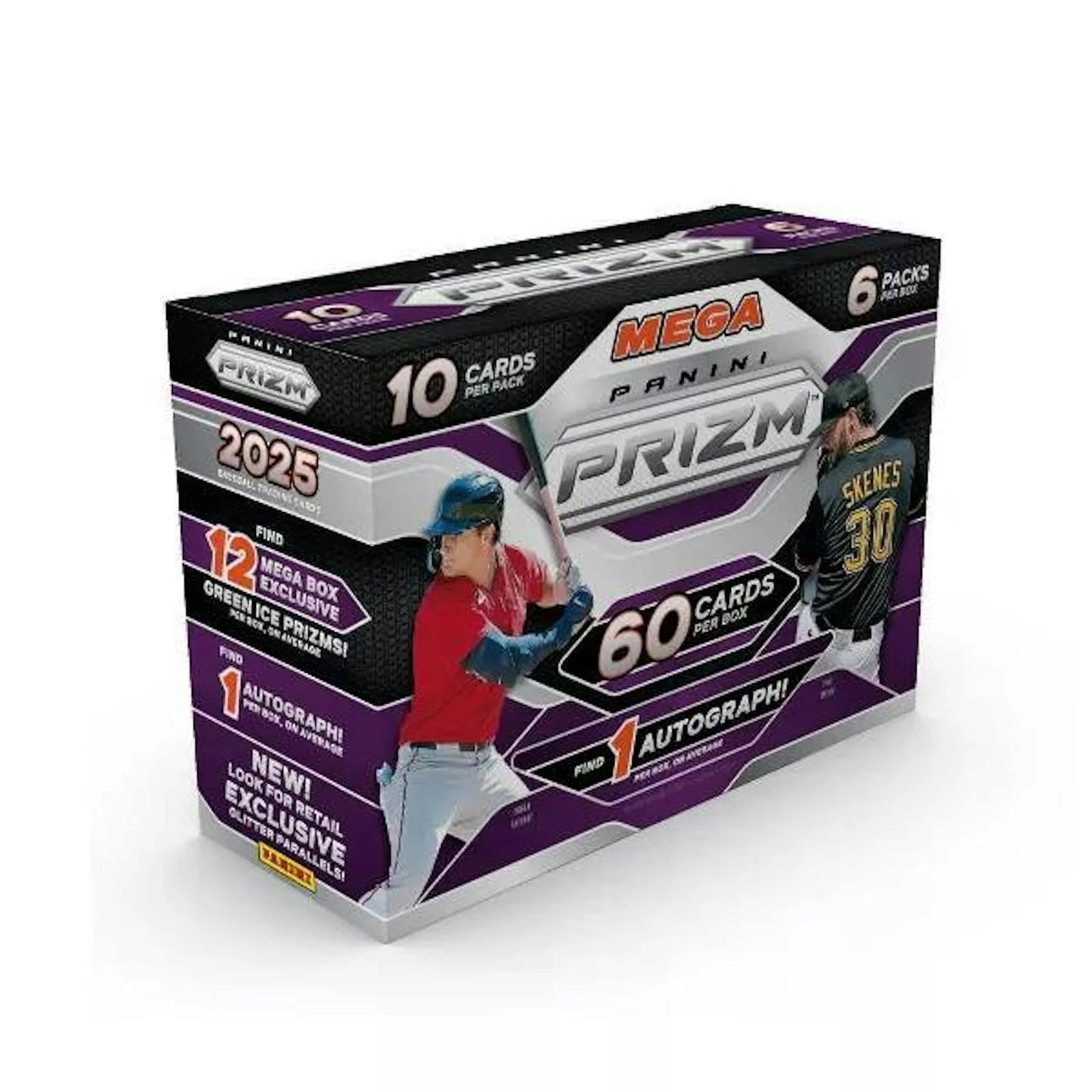 DRAFT - Just In 2025 Panini Prizm Baseball Mega Box (Green Ice Prizms)
