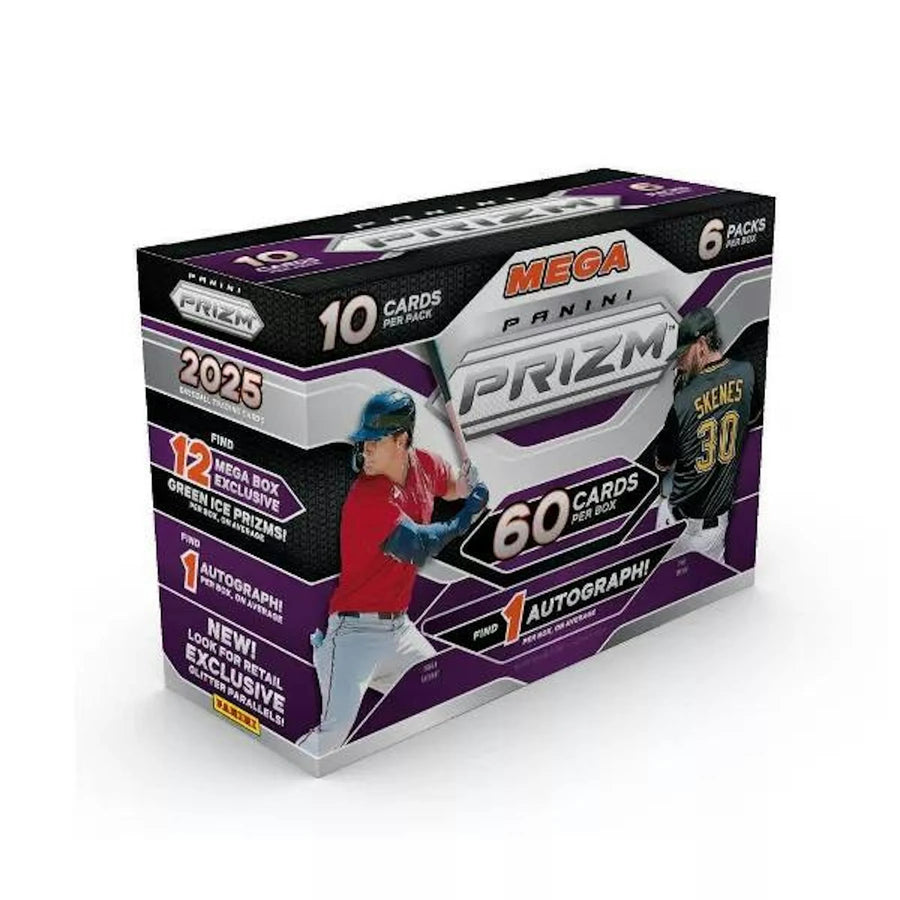 DRAFT - Just In 2025 Panini Prizm Baseball Mega Box (Green Ice Prizms)