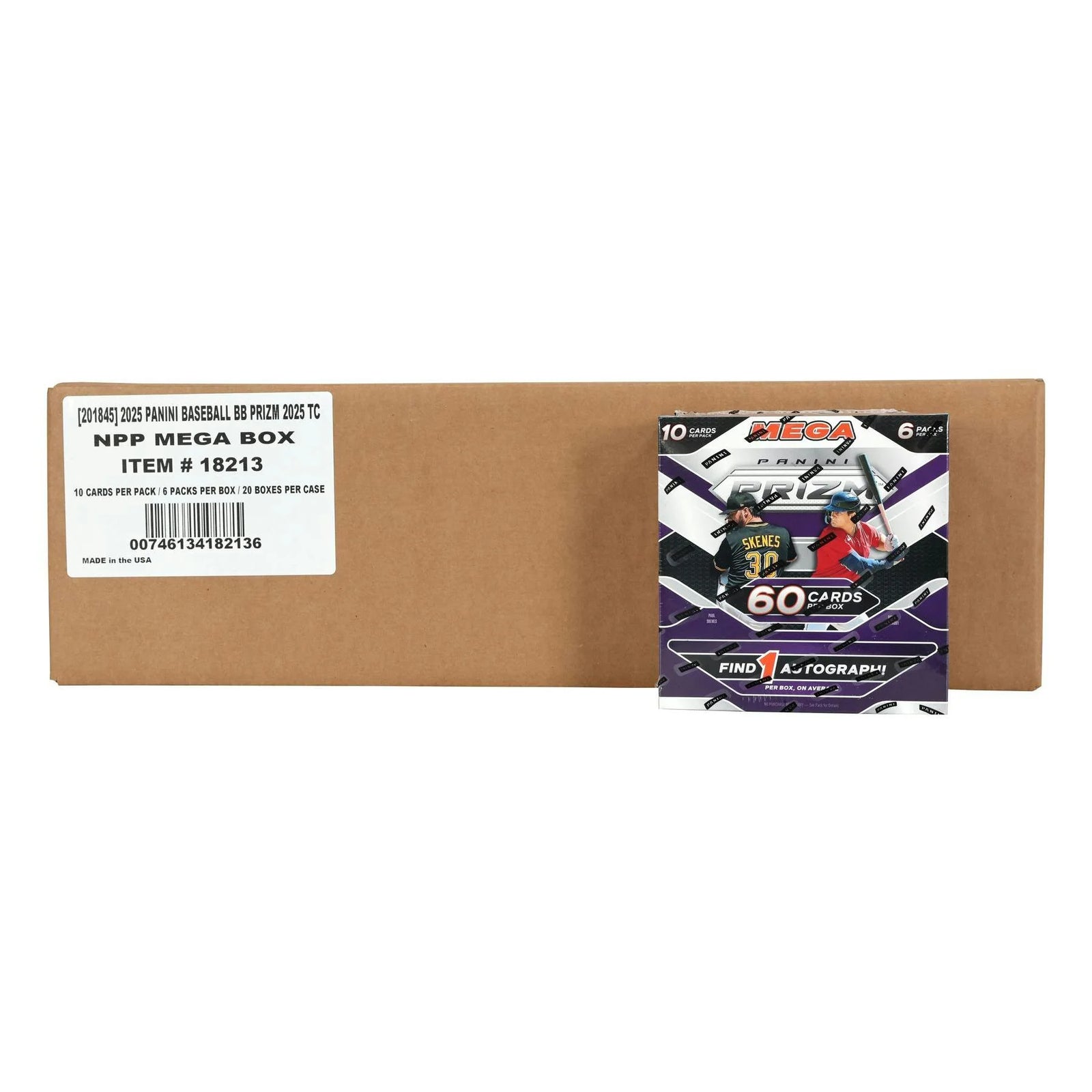 DRAFT - New 2025 Panini Prizm Baseball Mega 20-Box Case (Pink Ice Prizms)