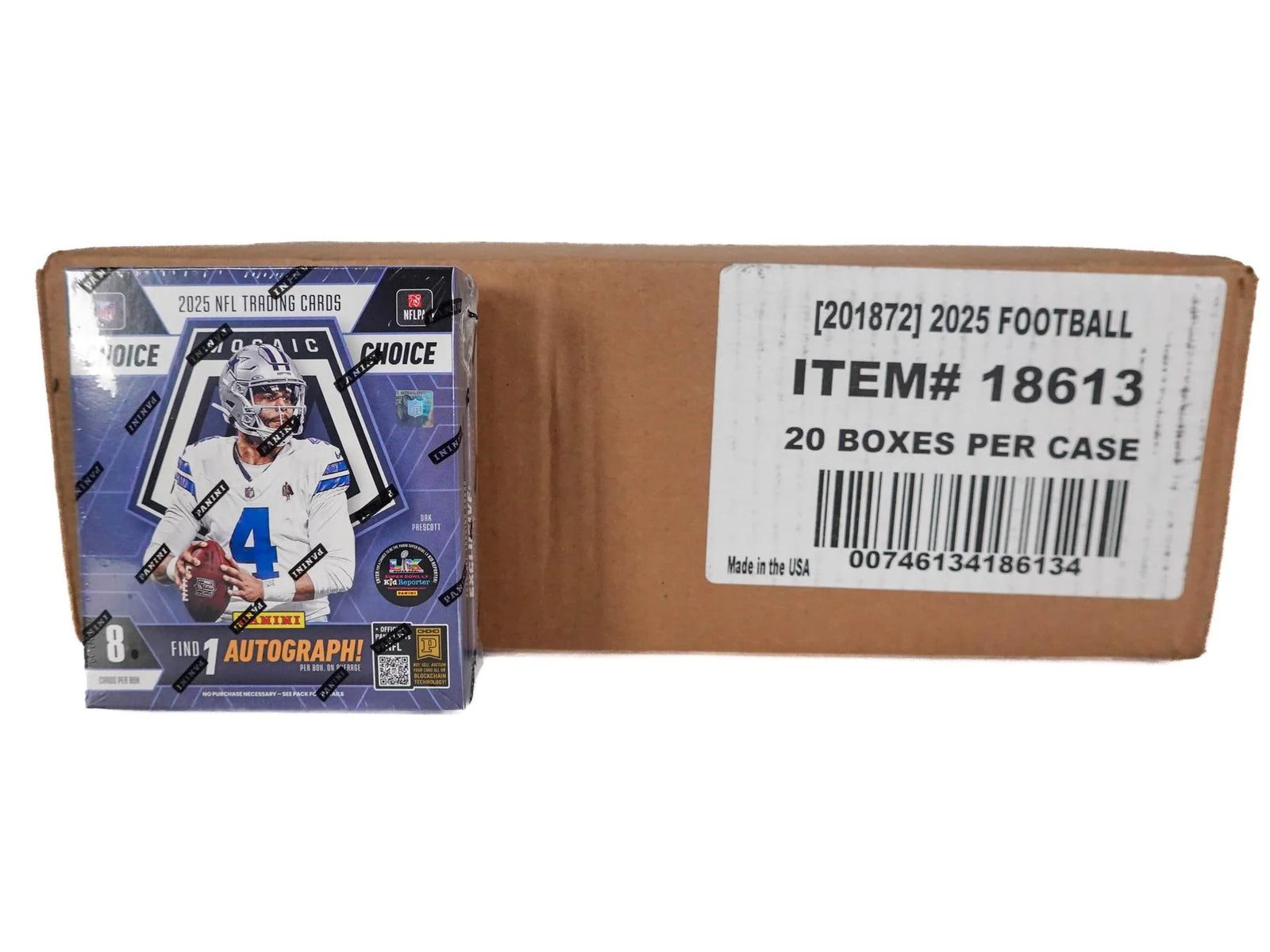 DRAFT - 2025 Panini Mosaic Football Choice 20-Box Case | SKU BV9U0KN6U1