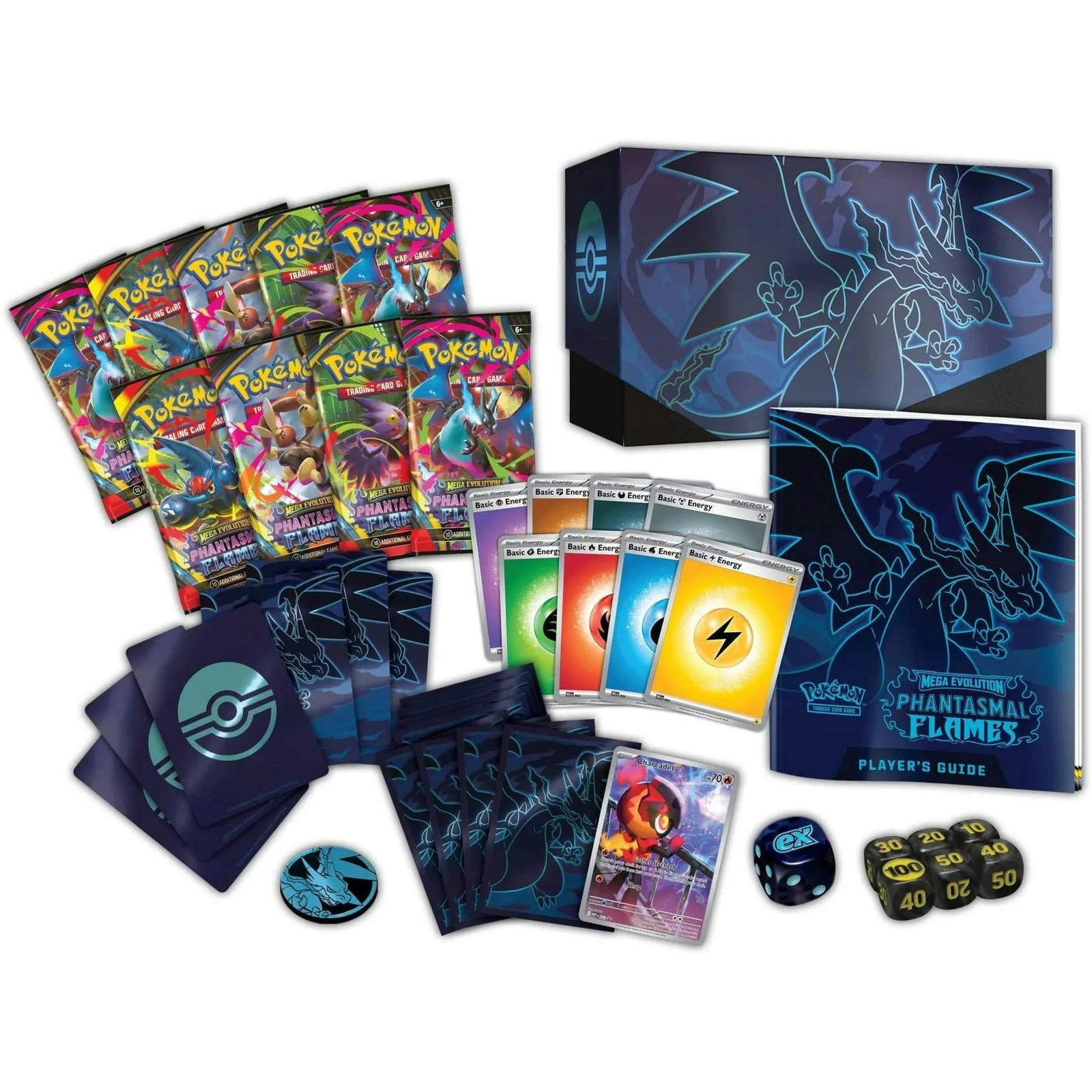 DRAFT - Pokemon Mega Evolution Phantasmal Flames Elite Trainer Box | Sealed