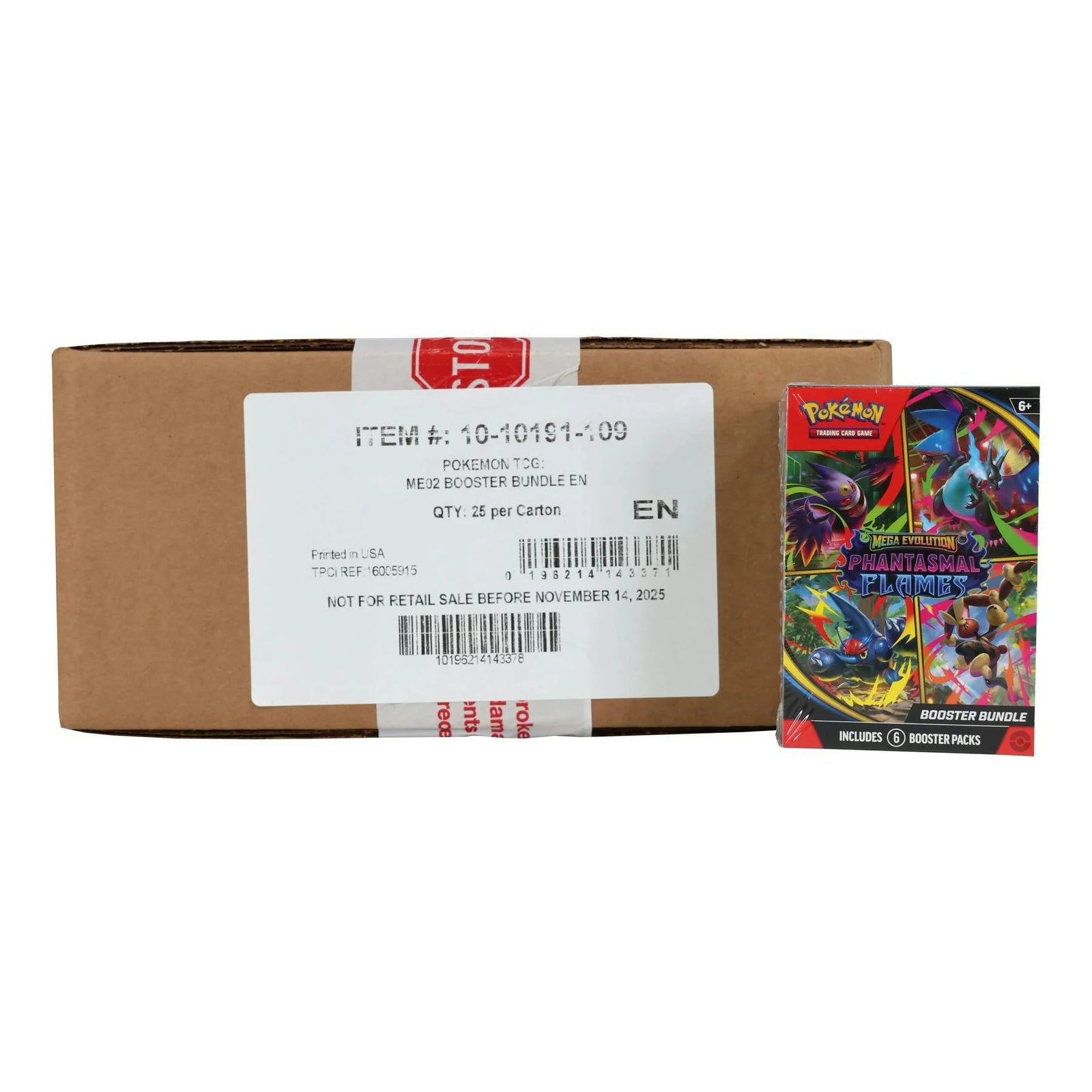 DRAFT - Pokemon Mega Evolution Phantasmal Flames Booster 25-Bundle Case | Sealed