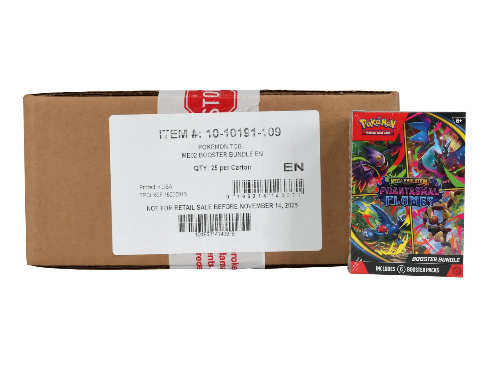 DRAFT - Pokemon Mega Evolution Phantasmal Flames Booster 25-Bundle Case | Sealed