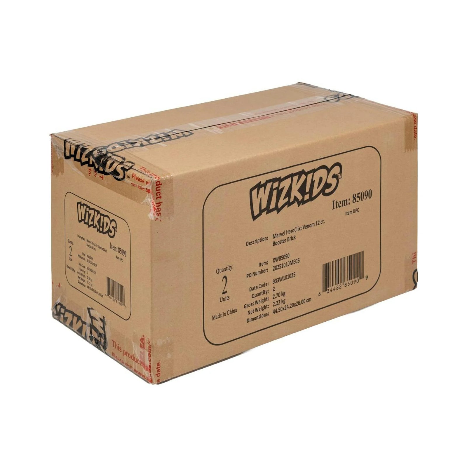 DRAFT - Marvel HeroClix Venom Booster 2-Brick Case
