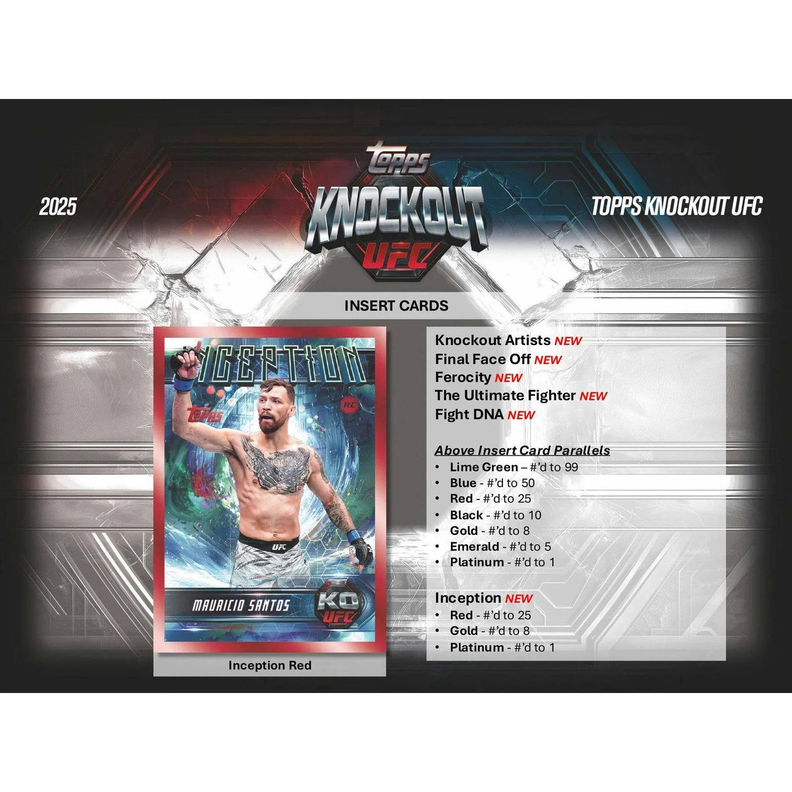 DRAFT - 2025 Topps Knockout UFC Hobby Box | dacardworld:BV9V0KDHZ8