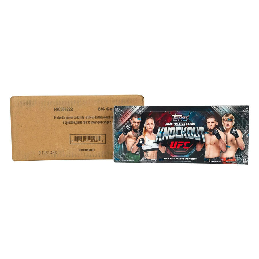 DRAFT - 2025 Topps Knockout UFC Hobby 8-Box Case | SKU dacardworld:BV9V0KMA31