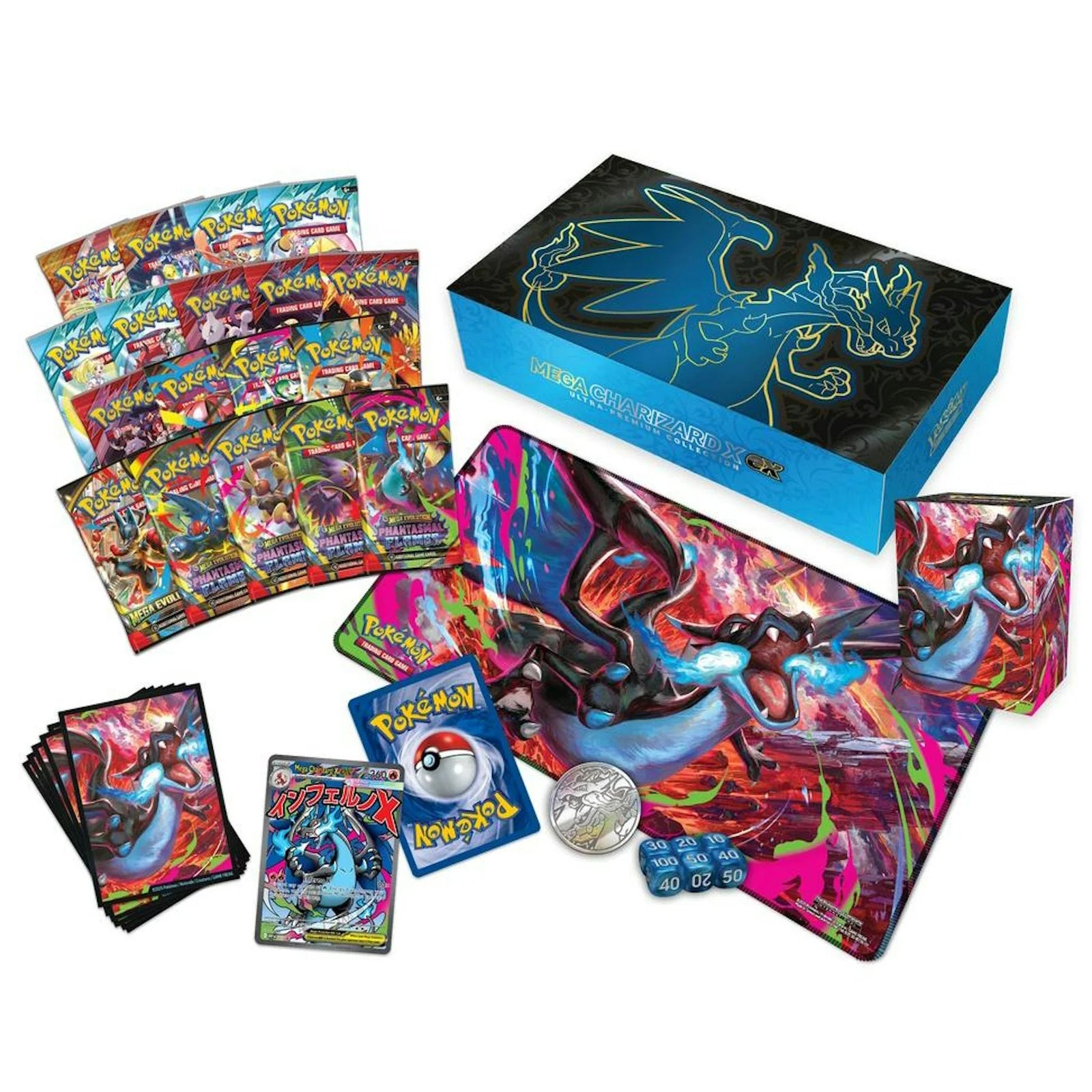 DRAFT - Pokemon Mega Charizard X ex Ultra-Premium Collection Box | SKU BV9V0Y7ELY