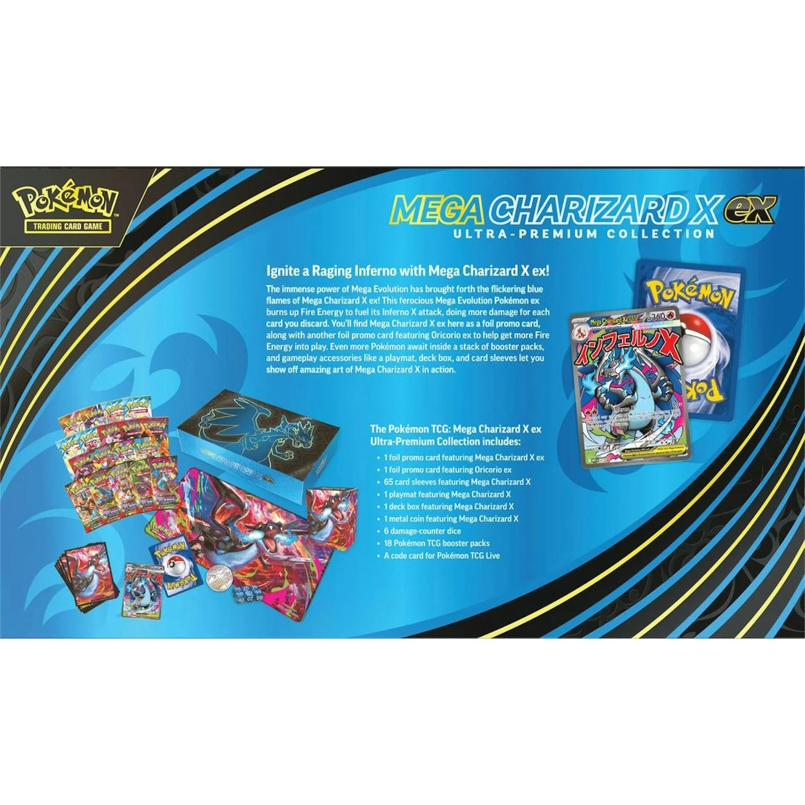 DRAFT - Pokemon Mega Charizard X ex Ultra-Premium Collection | 4-Box Case