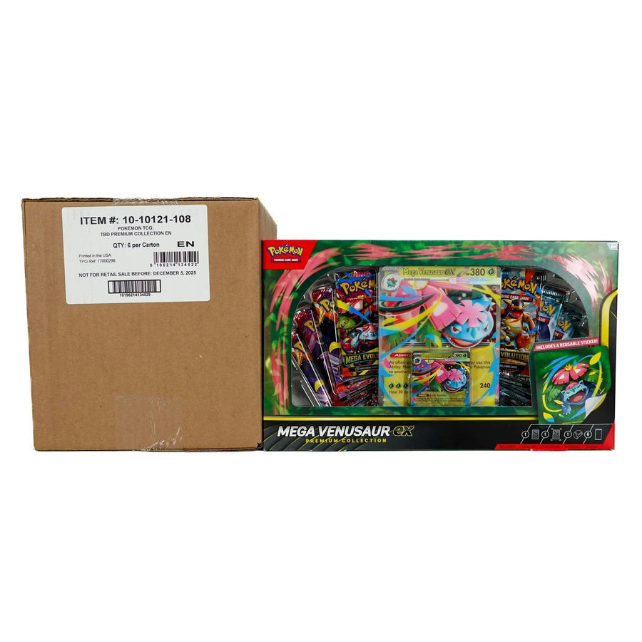 DRAFT - Pokemon Mega Venusaur ex Premium Collection | 6-Box Case