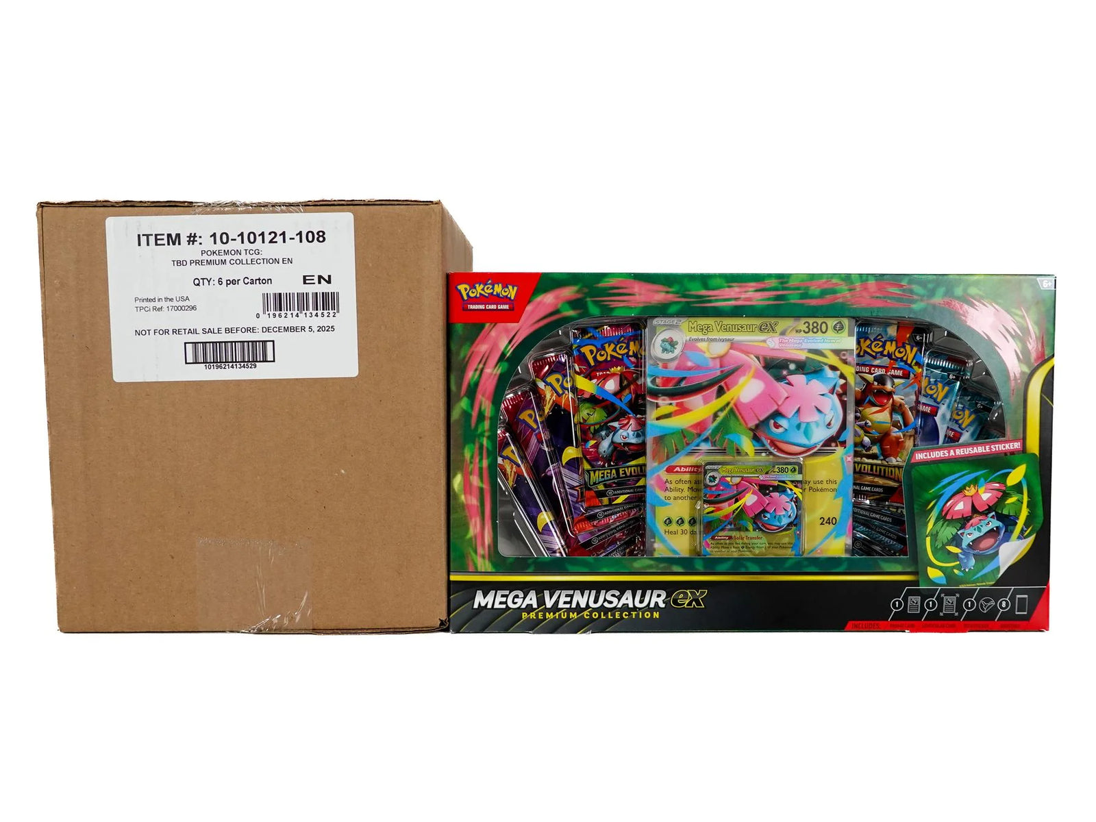 DRAFT - Pokemon Mega Venusaur ex Premium Collection | 6-Box Case