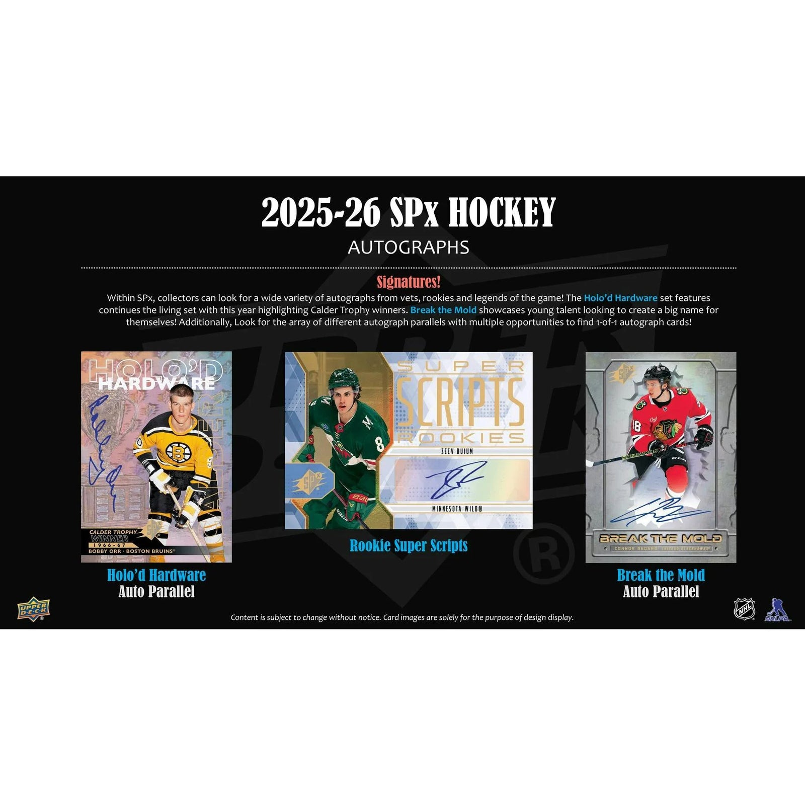 DRAFT - 2025/26 Upper Deck SPx Hockey Hobby Box | dacardworld:BV9W0PXNCN