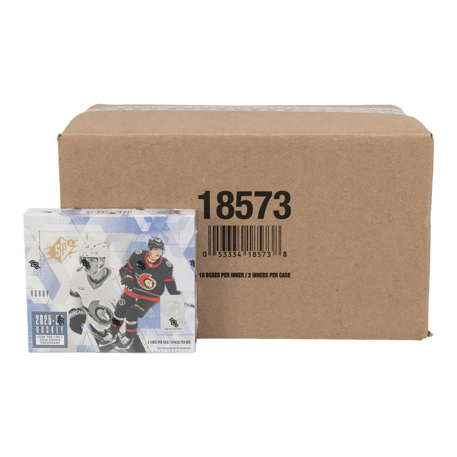 DRAFT - New 2025/26 Upper Deck SPx Hockey Hobby 20-Box Case