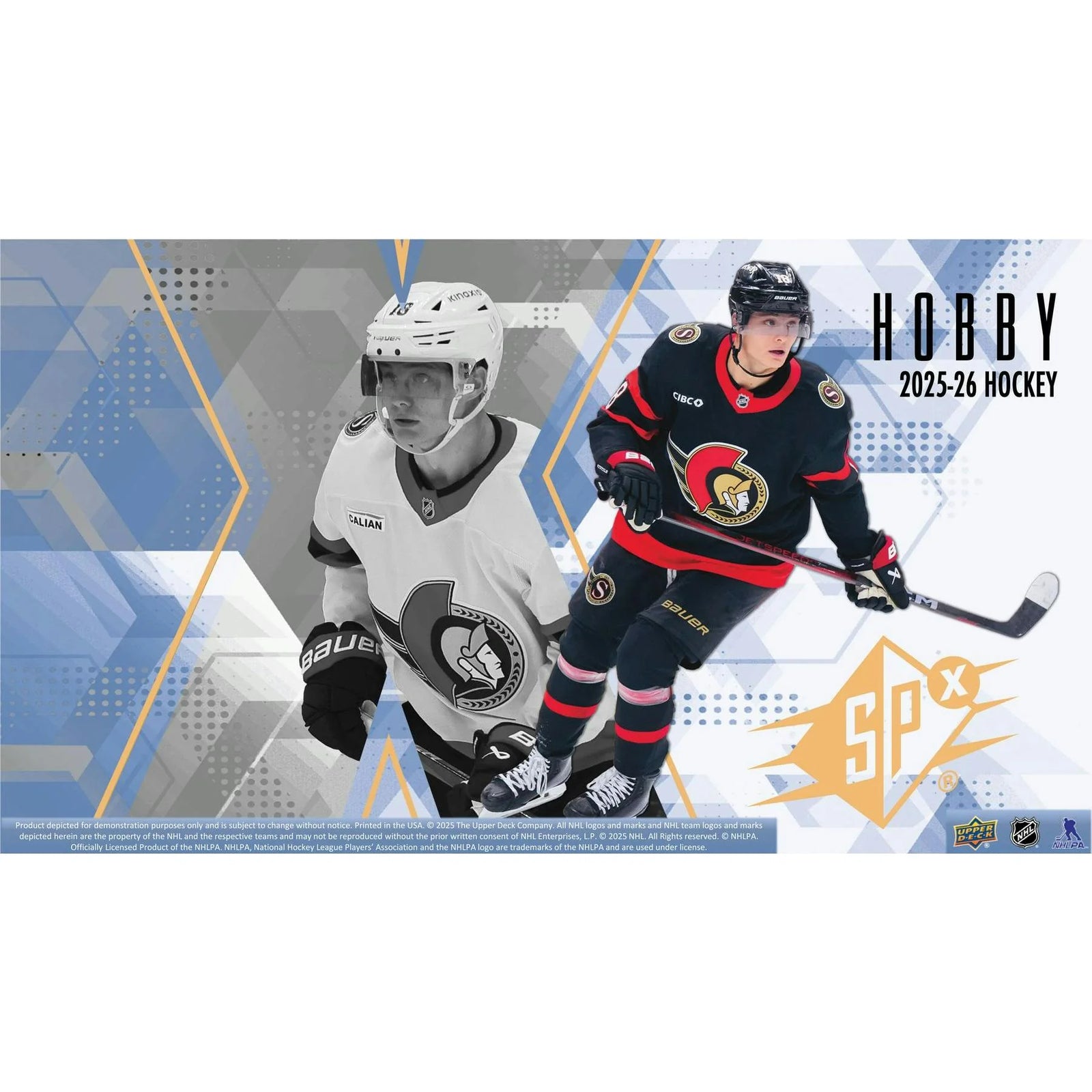 DRAFT - New 2025/26 Upper Deck SPx Hockey Hobby 20-Box Case